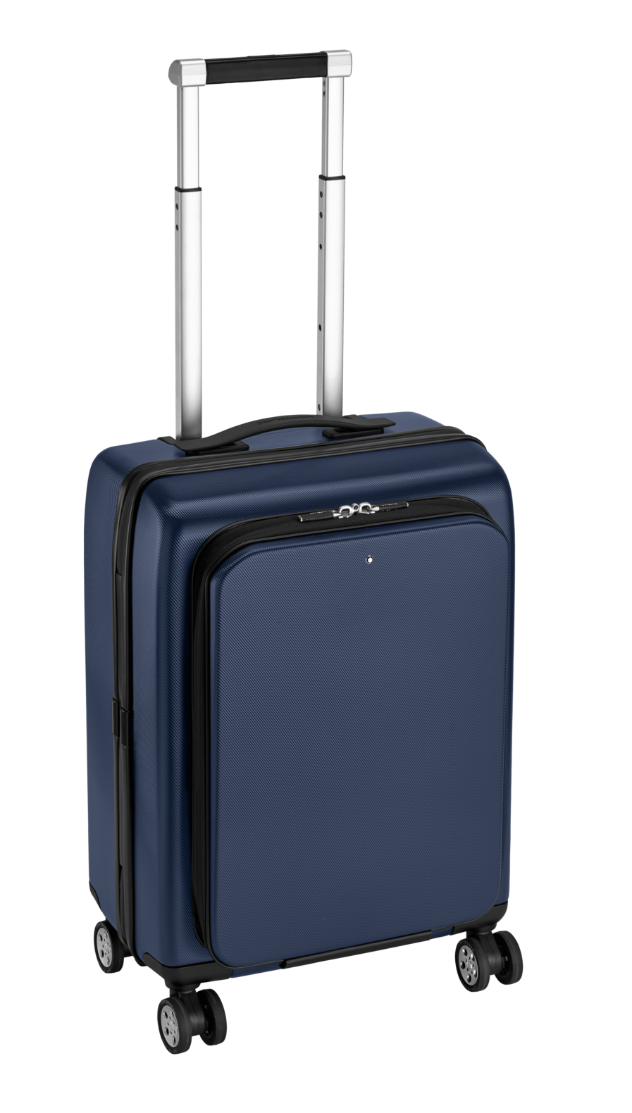 Valise compact 4 roues bleue