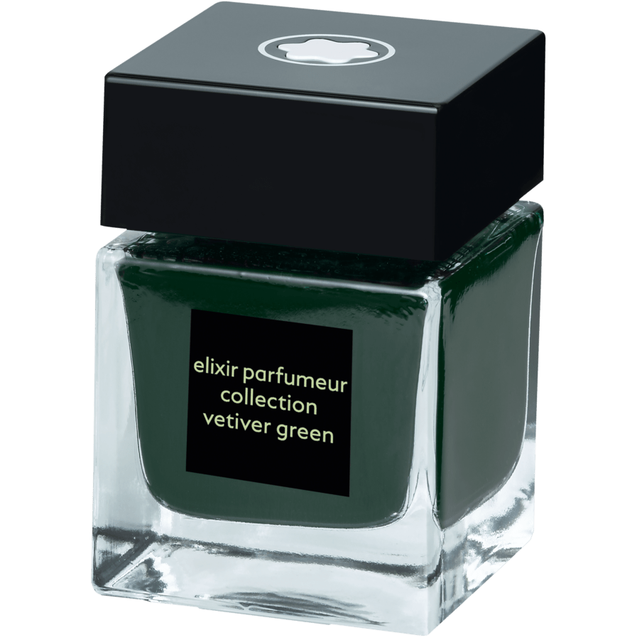 Flacon d'encre Elixir Parfumeur, Vetiver Green,  parfum Vétiver, vert, 50 ml