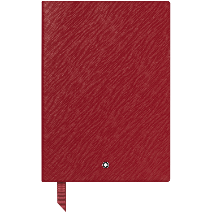 Carnet #146 Montblanc Fine Stationery, Red, avec lignes