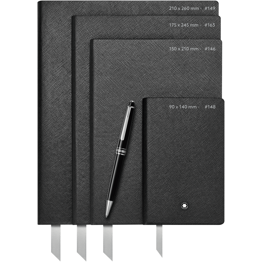 Carnet #146 Montblanc Fine Stationery Indigo, pages blanches