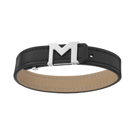 Bracelet Montblanc M logo noir