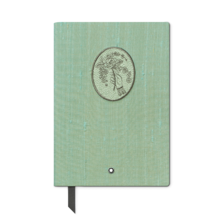 Carnet #146 petit format, Hommage à Victoria et Albert, vert, ligné