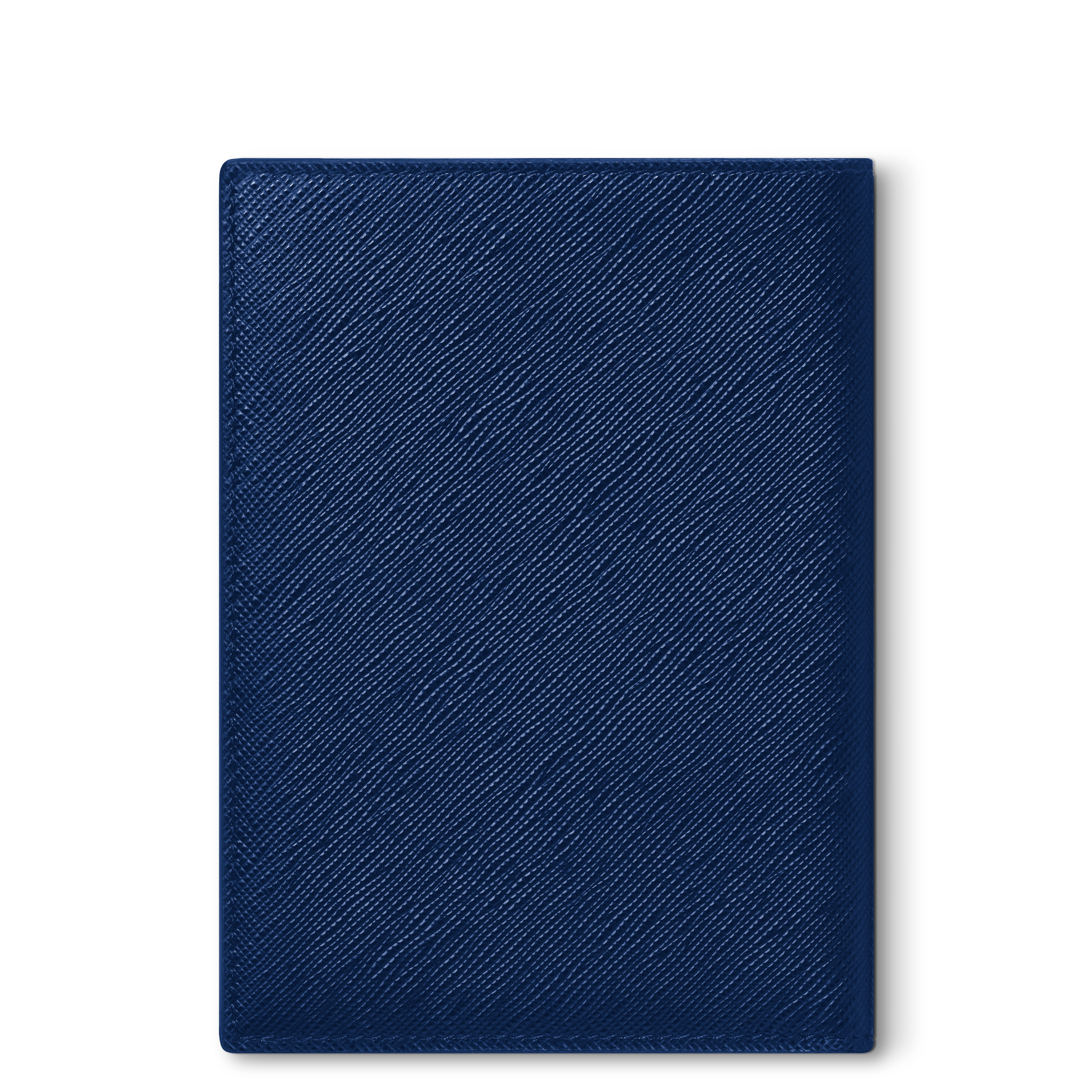Porte-passeport Sartorial cuir bleu
