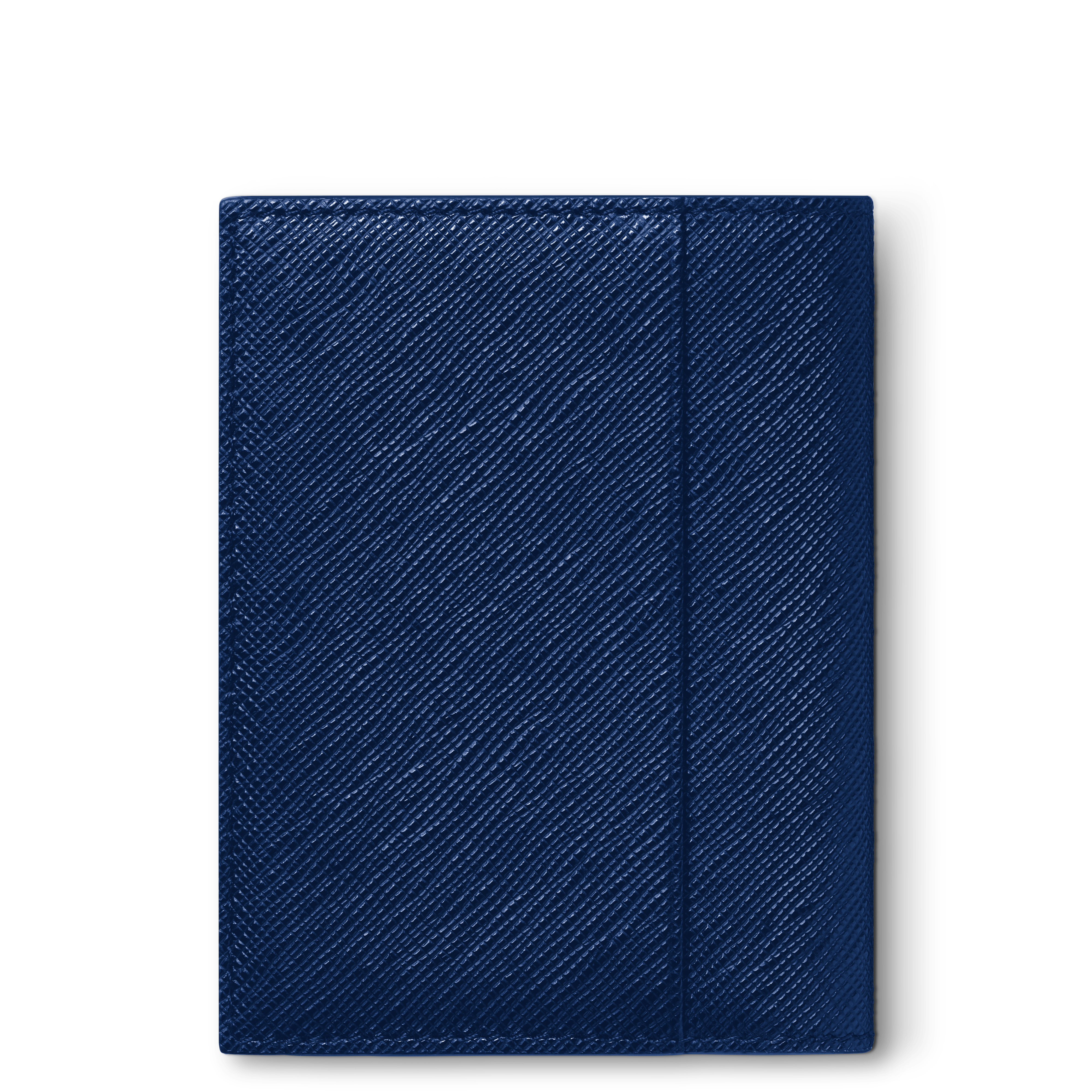Porte-cartes 4cc Sartorial cuir bleu