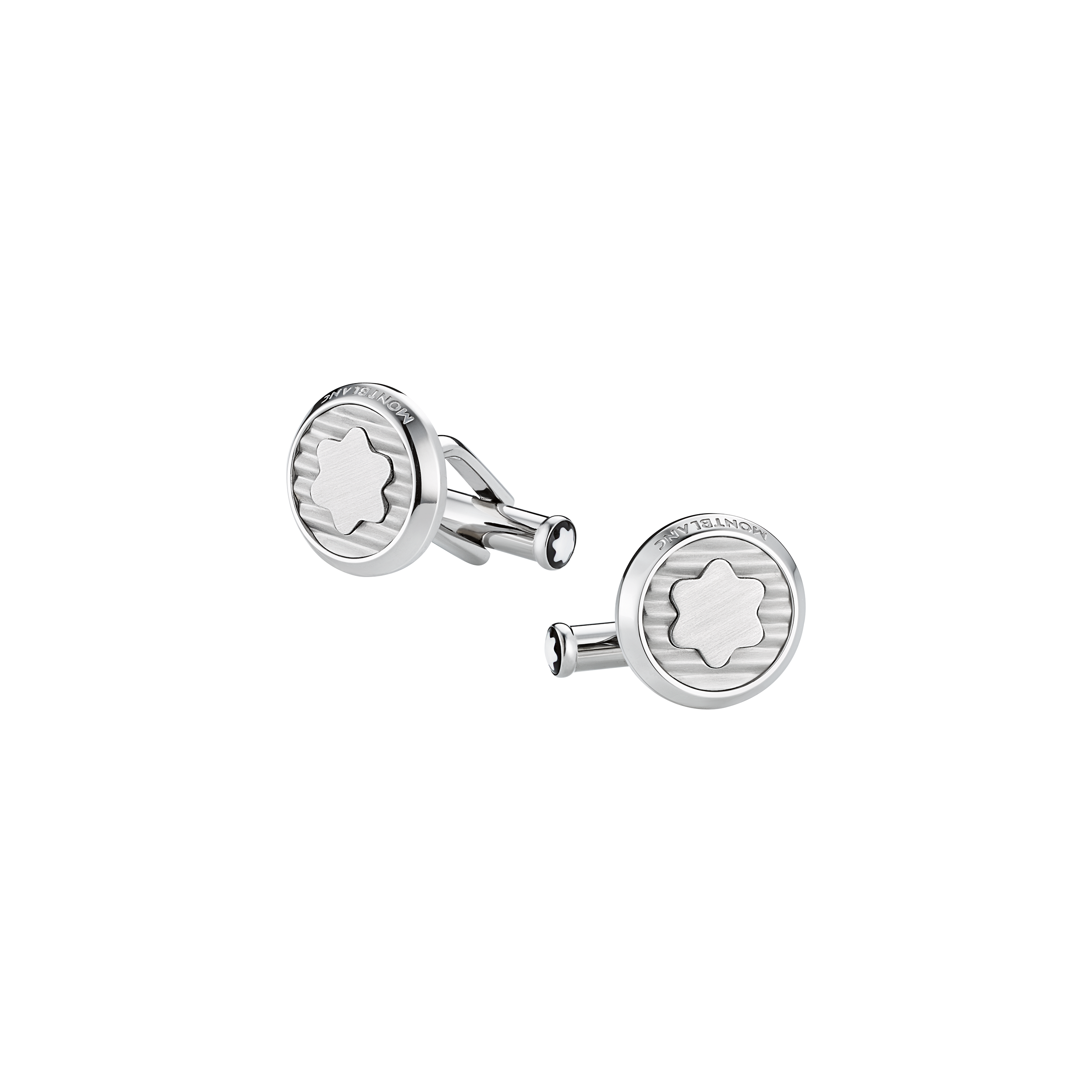 Boutons de manchette Urban Spirit ronds acier