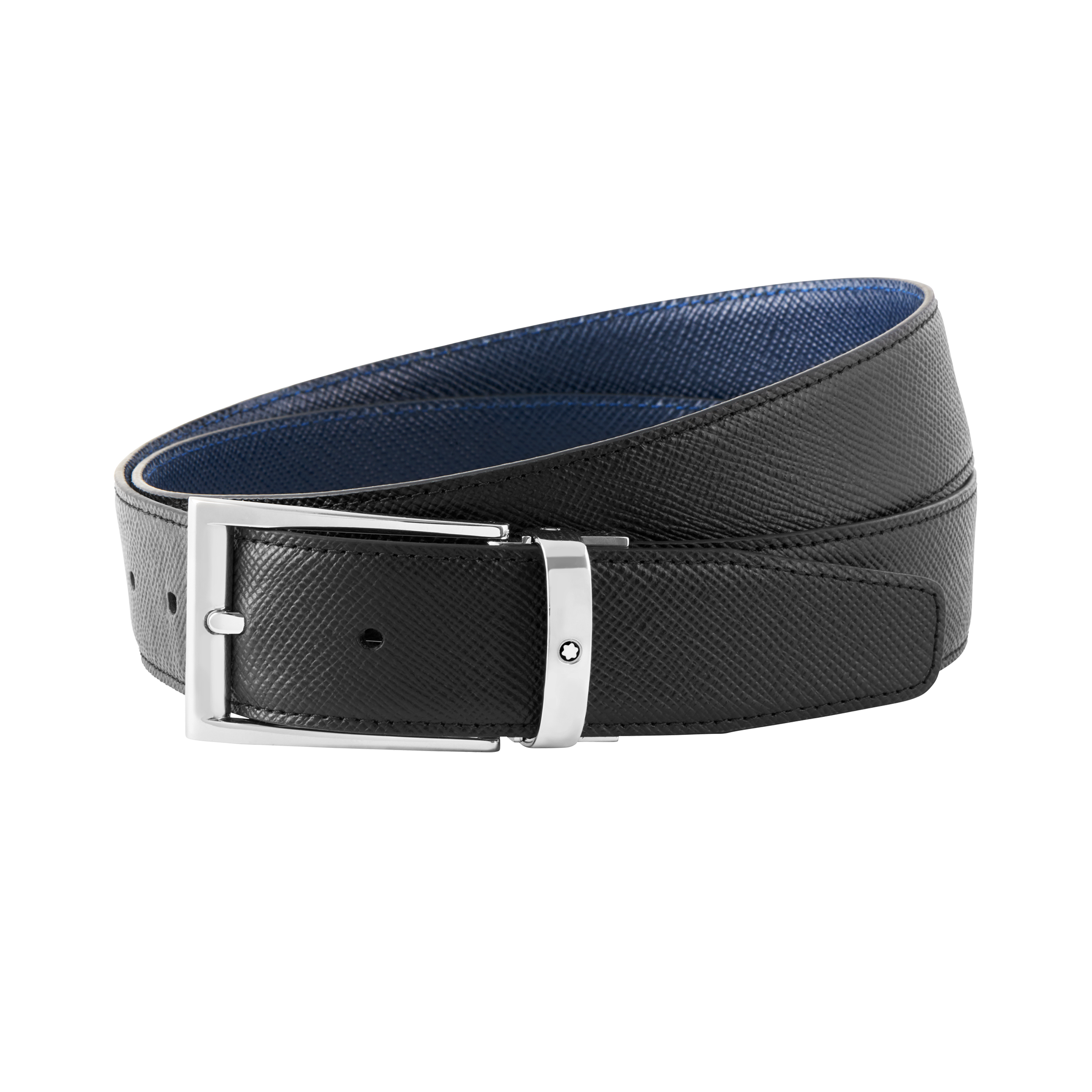 Ceinture affaires réversible noir/indigo