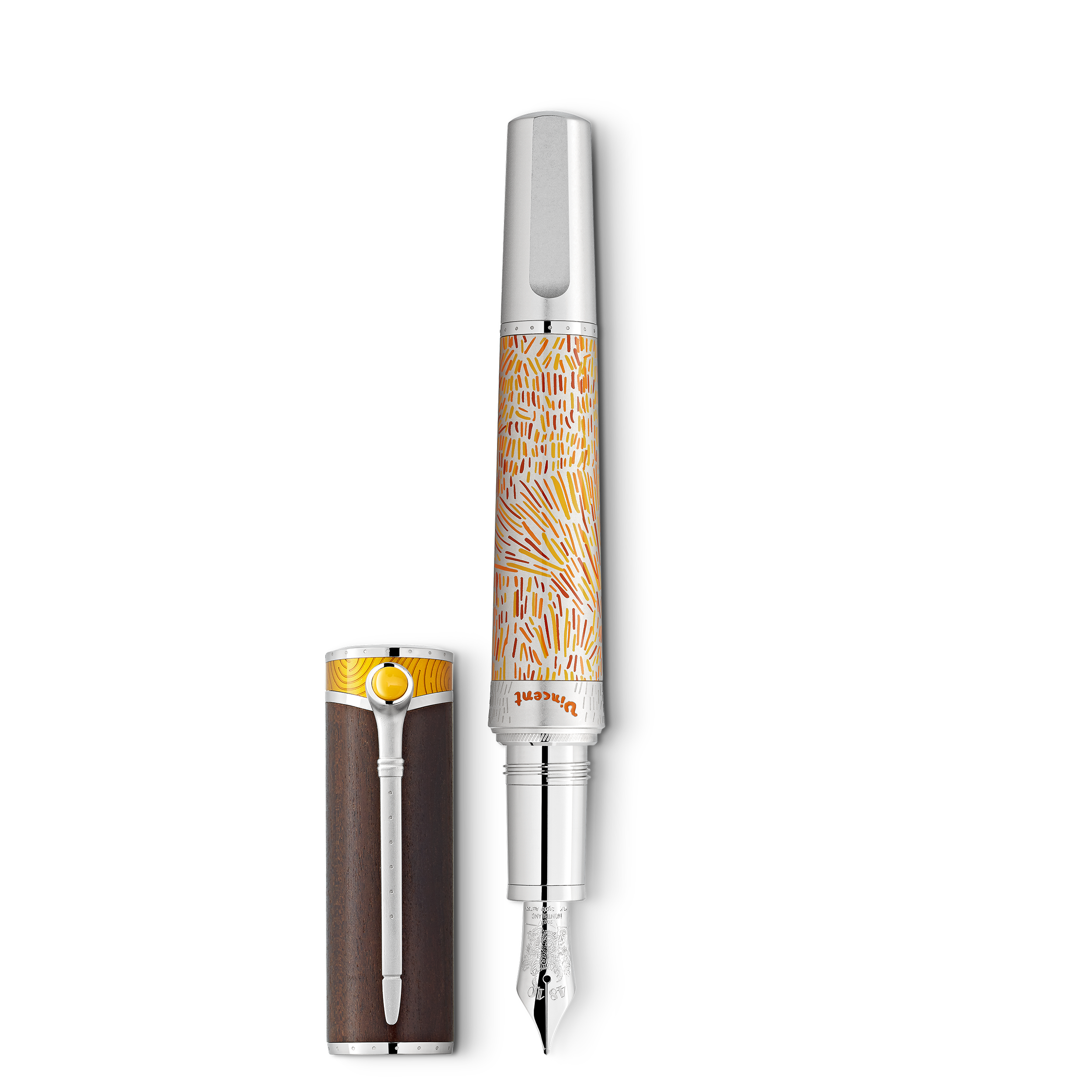 STYLO PLUME M OR 18K MASTERS OF ART EDITION LIMITEE 1364 / 4810 HOMMAGE A VAN GOGH