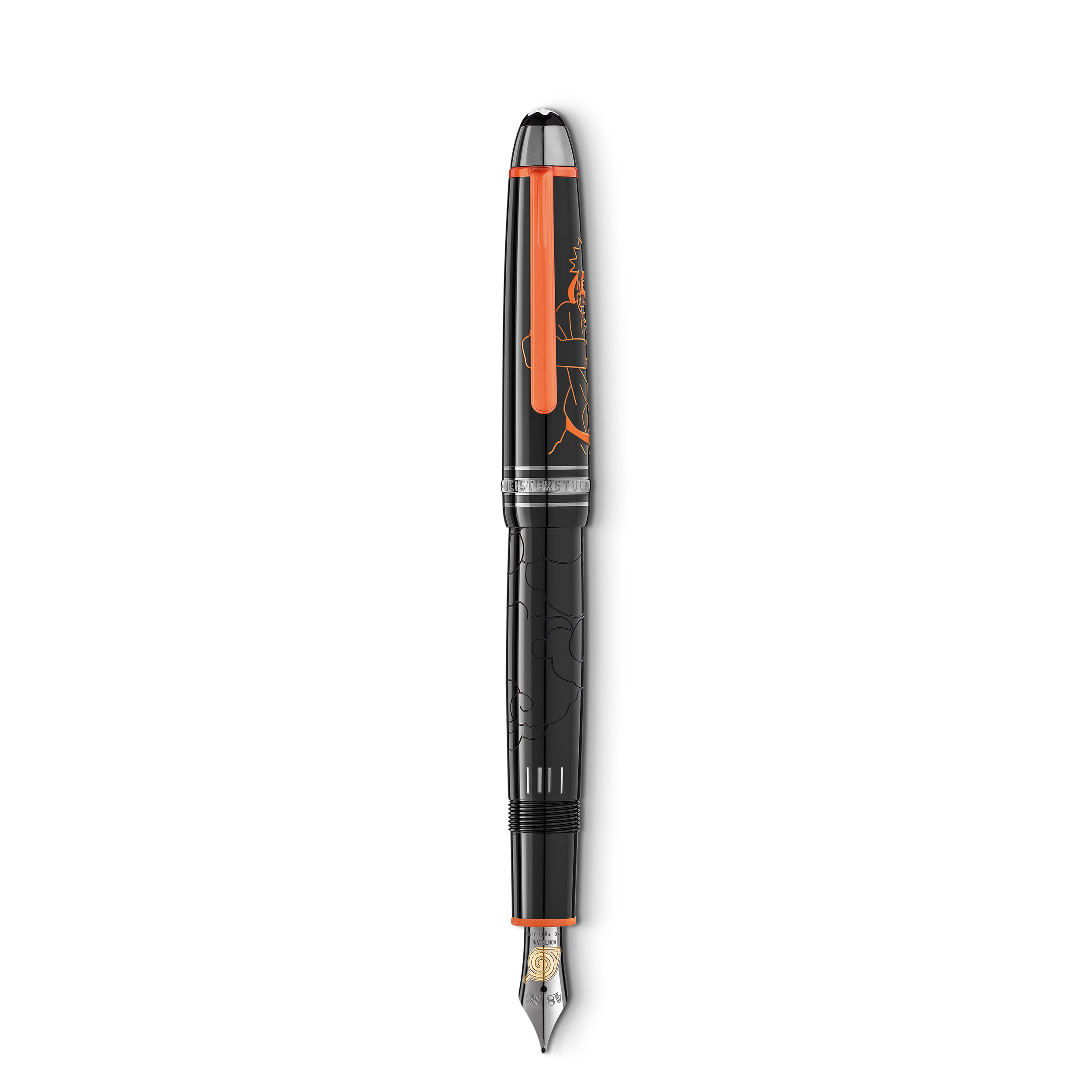 STYLO PLUME 146 EN OR 14 KARAT MEISTERSTUCK F EDITION SPECIALE NARUTO