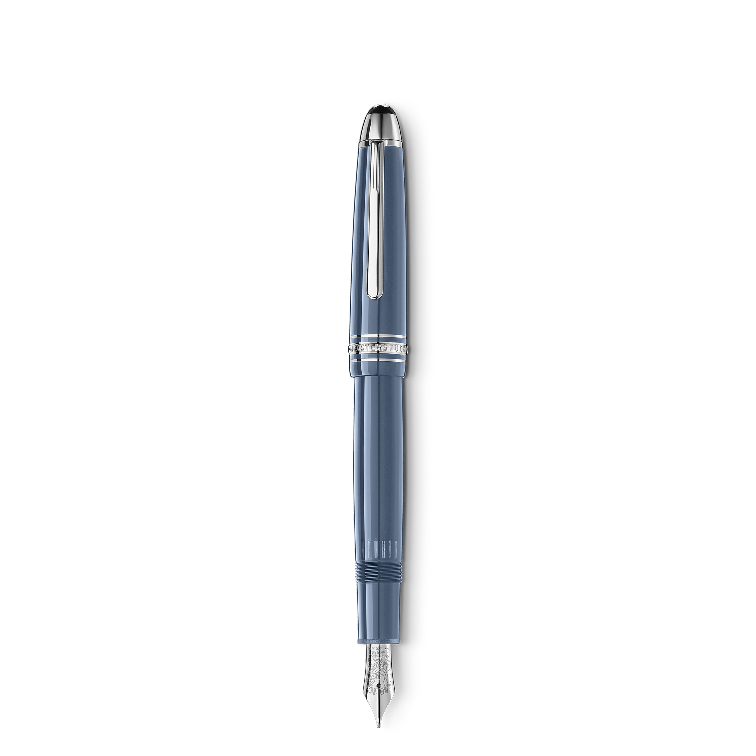 STYLO PLUME F OR 14K 146 MEISTERSTUCK GLACIER LEGRAND RESINE BLEUE