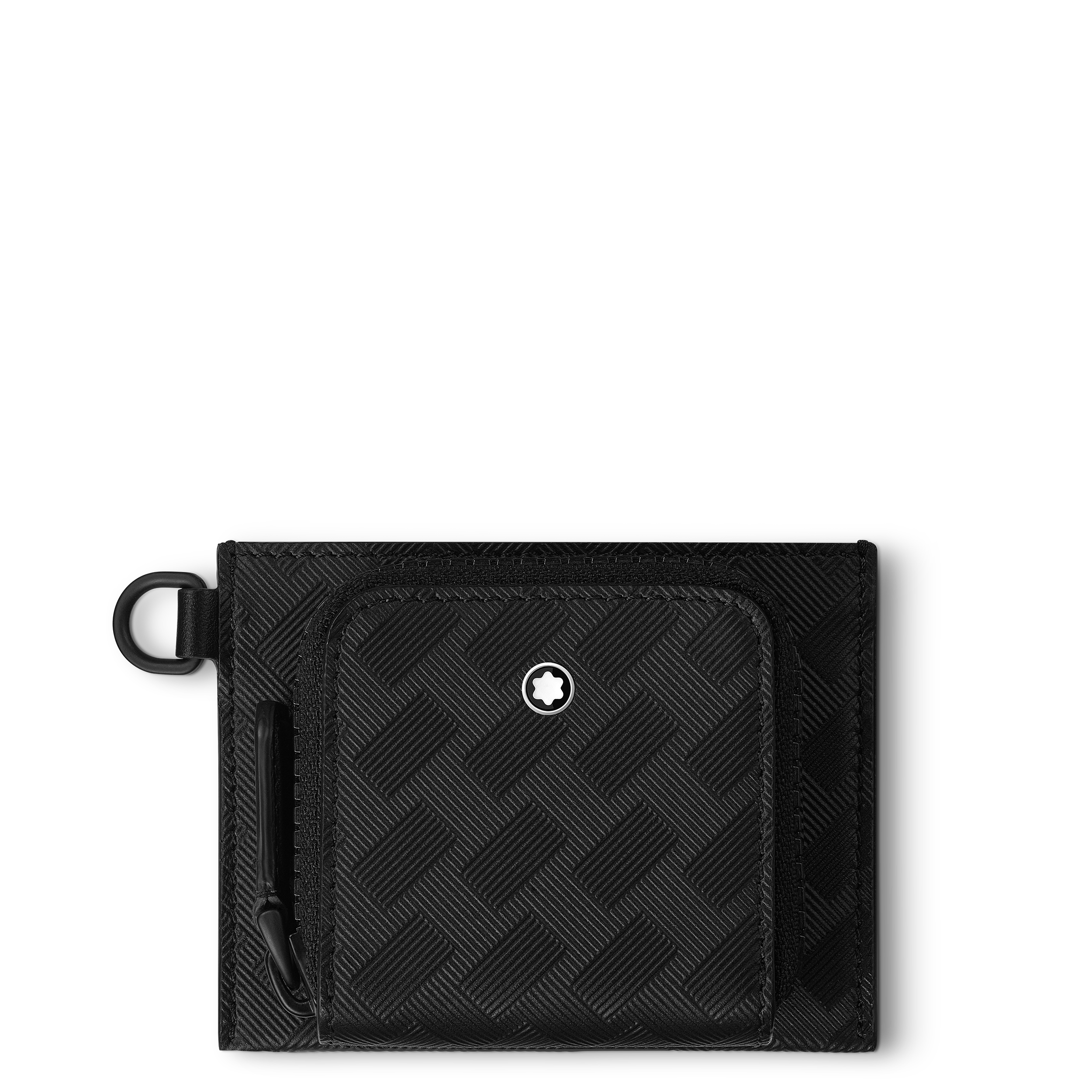 PORTE CARTE EXTREME 3.0 3CC AVEC ZIP CUIR NOIR