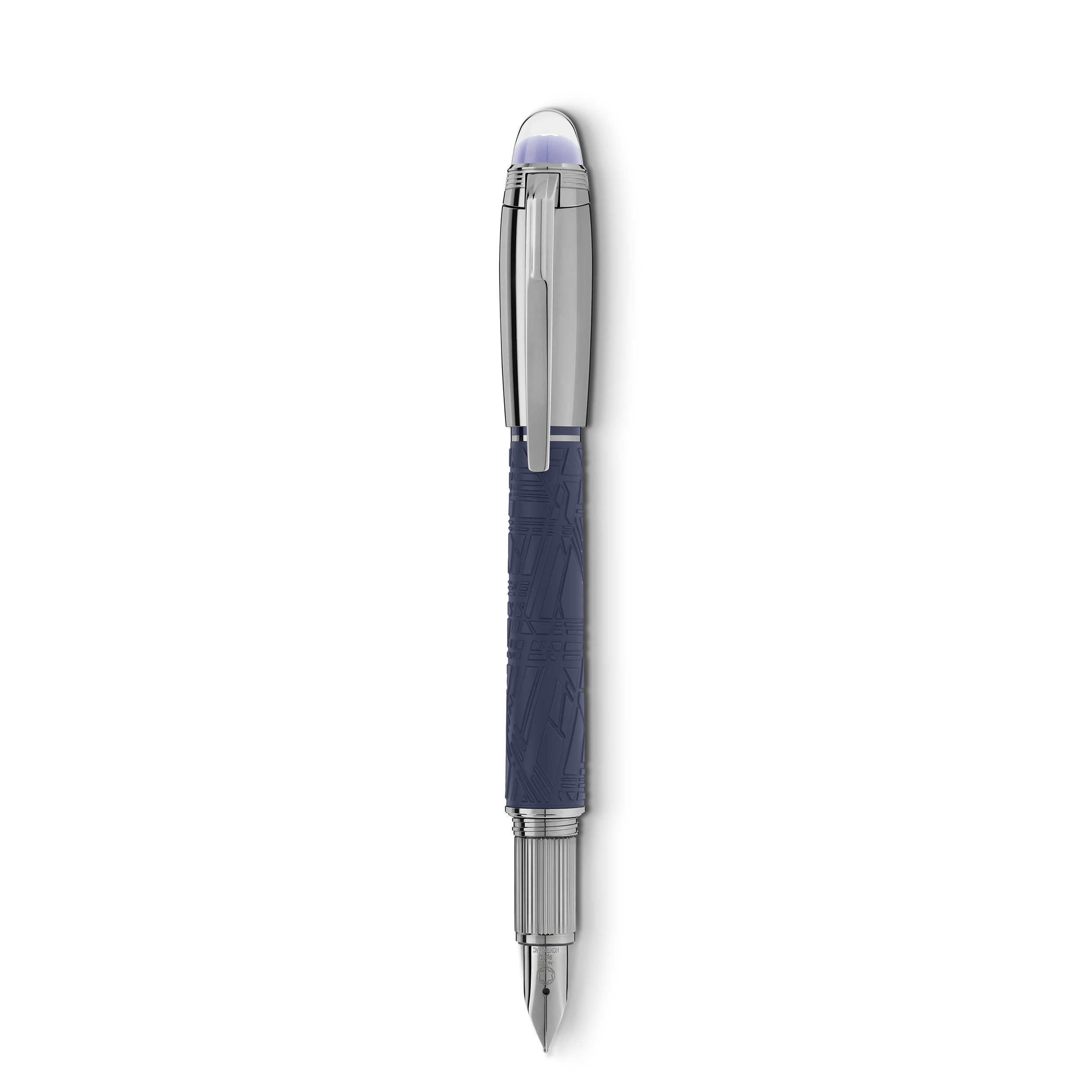 STYLO PLUME F 14K STARWALKER DOUE METAL & RESINE COULEUR SPACEBLUE