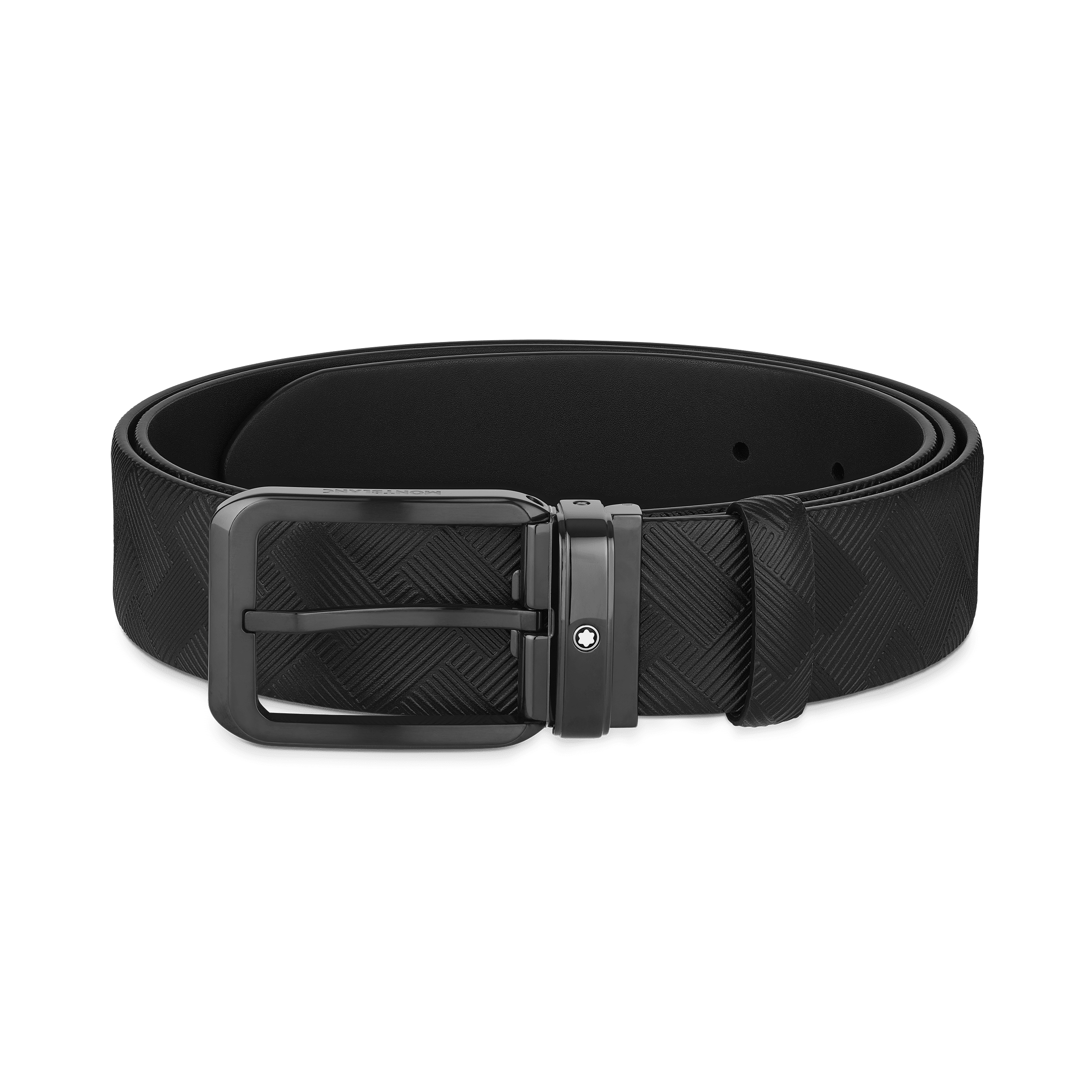 CEINTURE EXTREME 3.0 BOUCLE RECTANGULAIRE EN ACIER CUIR NOIR