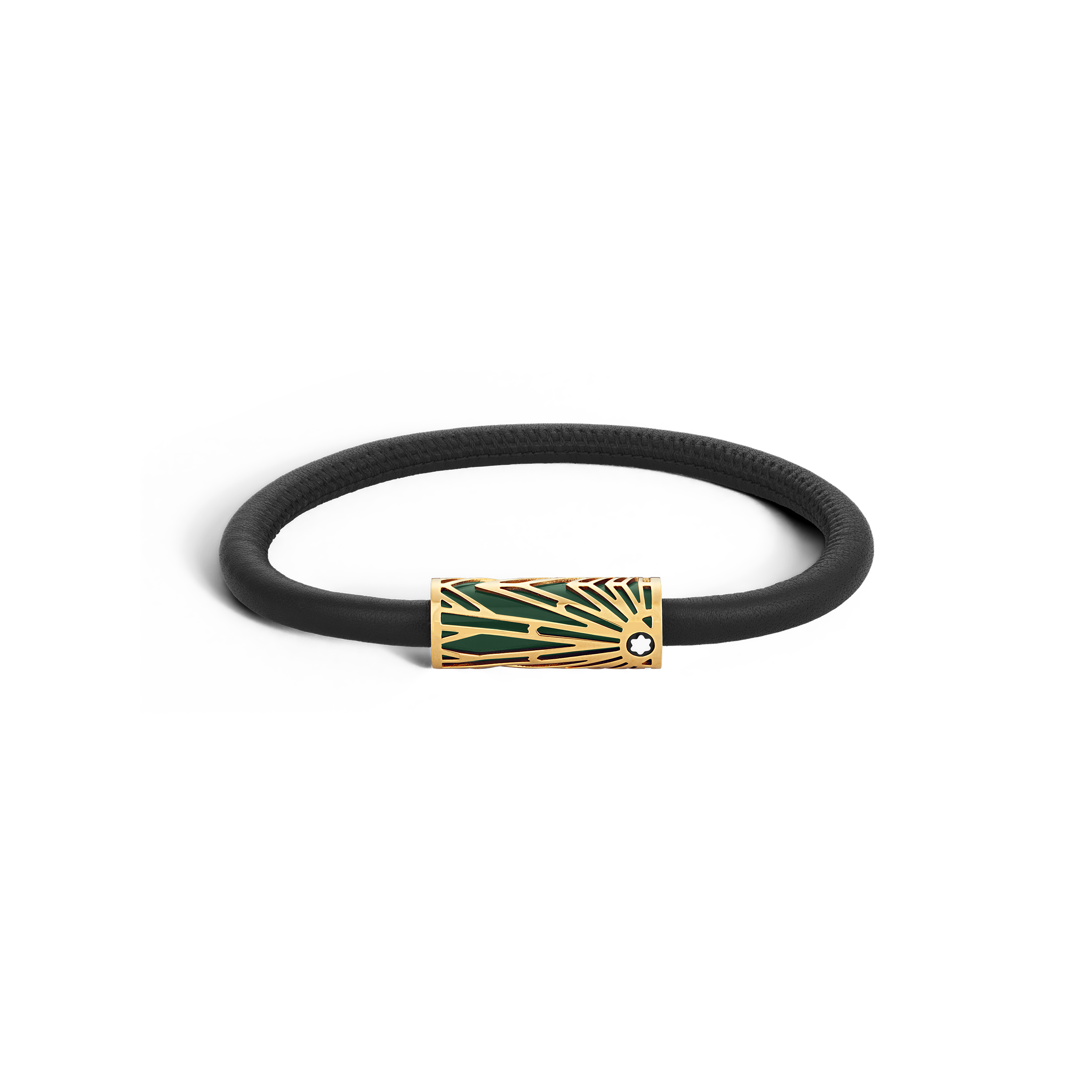 BRACELET MEISTERSTUCK ORIGIN ACIER ET LAQUE VERTE T60