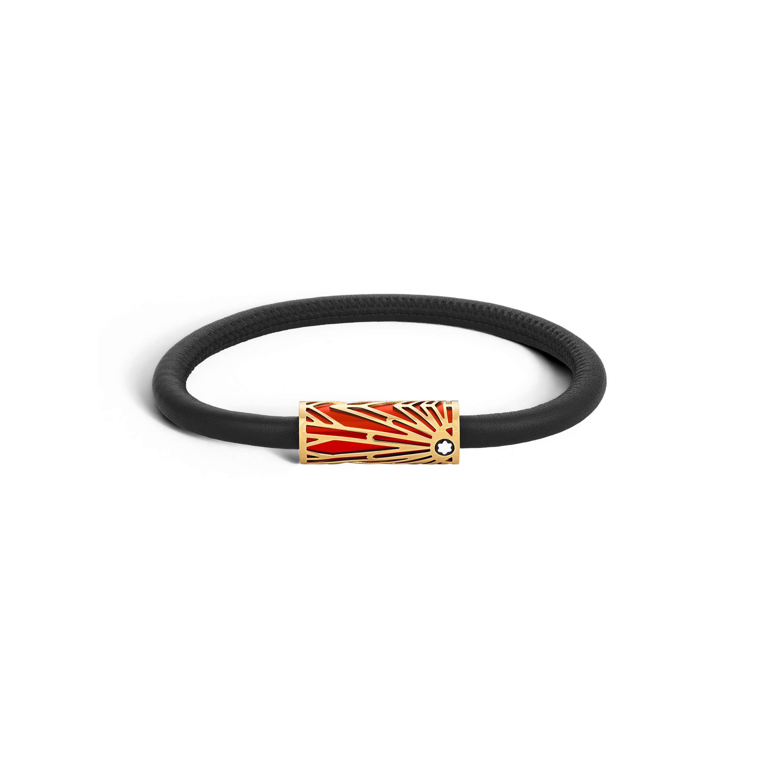 BRACELET MEISTERSTUCK ORIGIN ACIER ET LAQUE CORAL T60