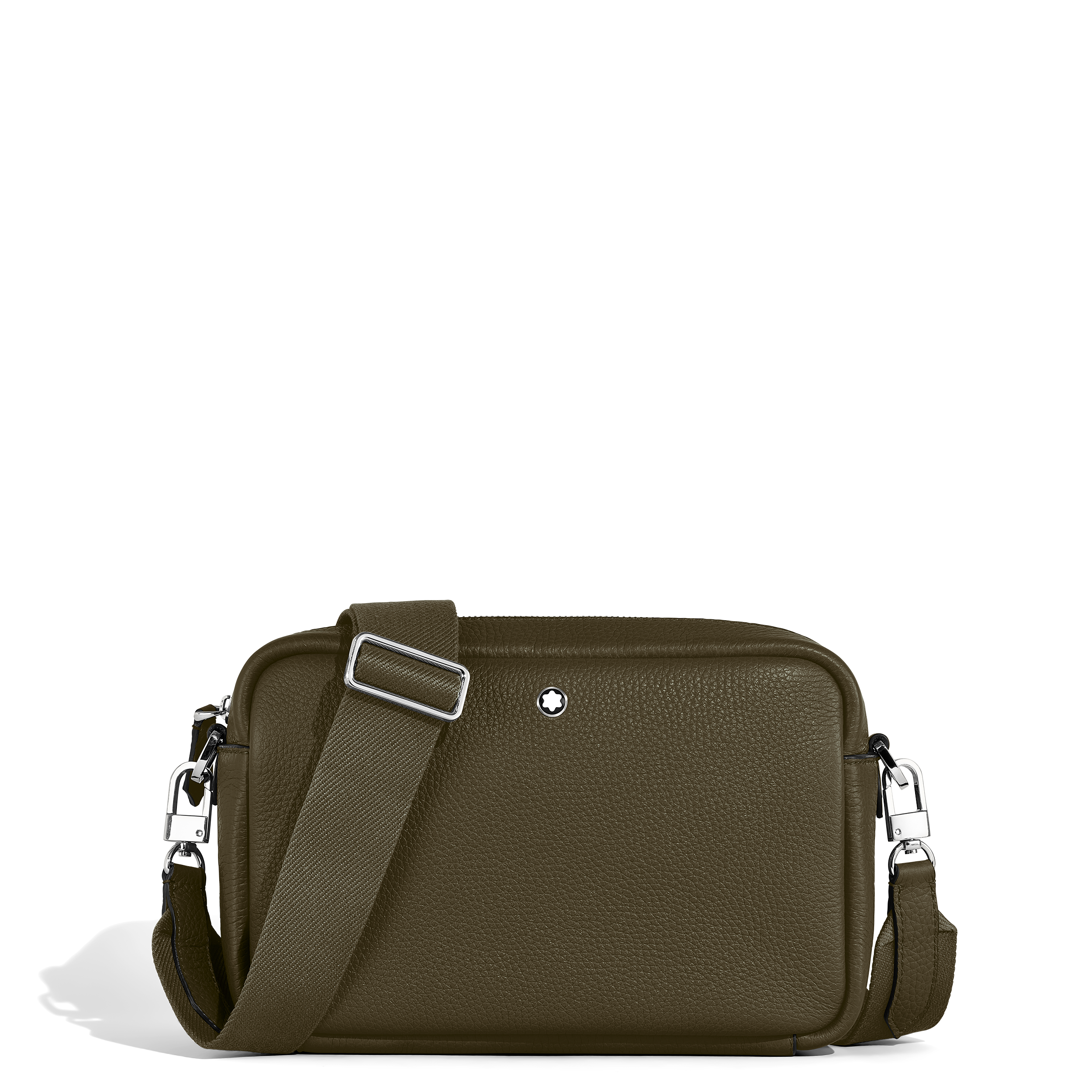 SACOCHE CUIR GRAIN KHAKI