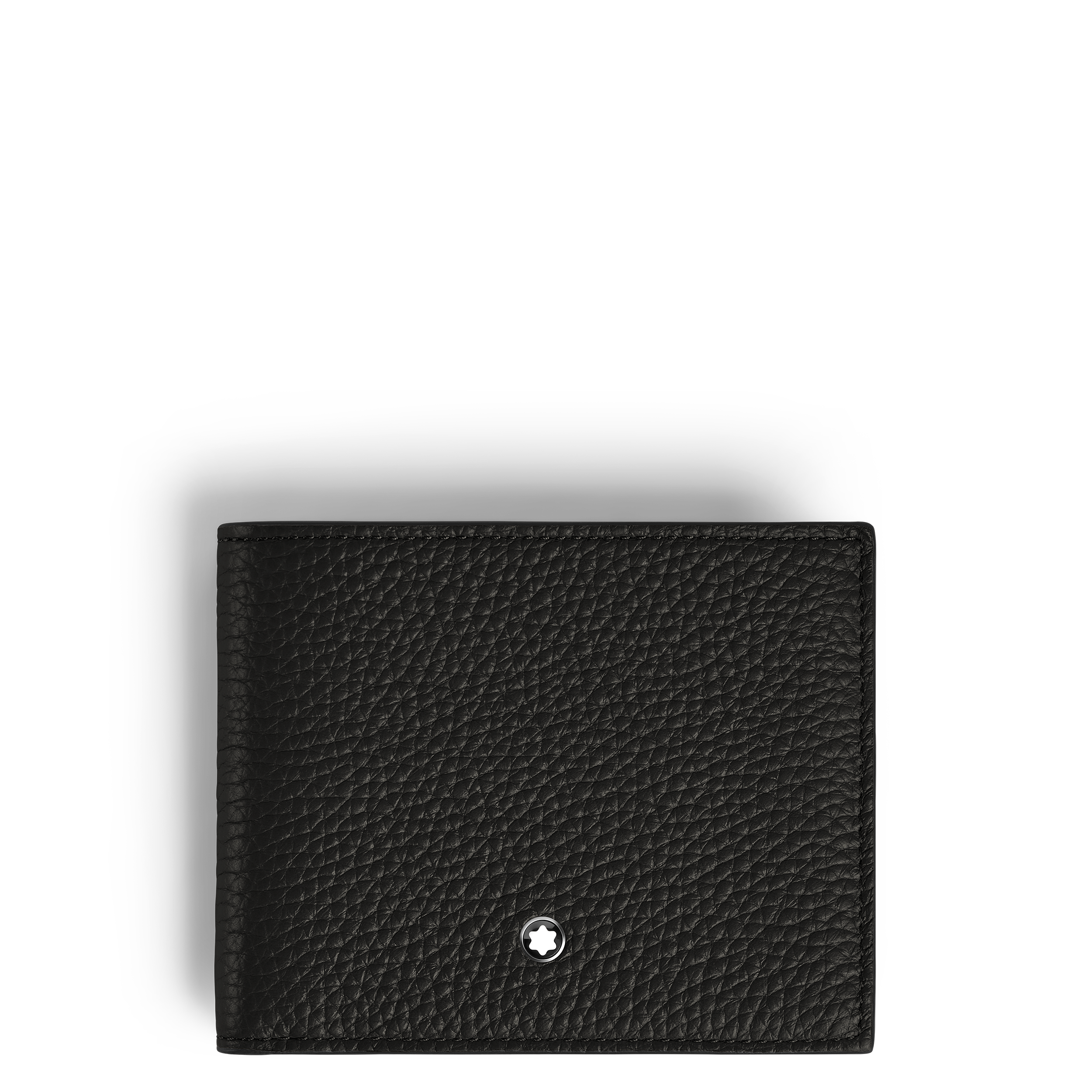 PORTEFEUILLE 4CC AVEC PORTE-MONNAIE CUIR GRAIN NOIR