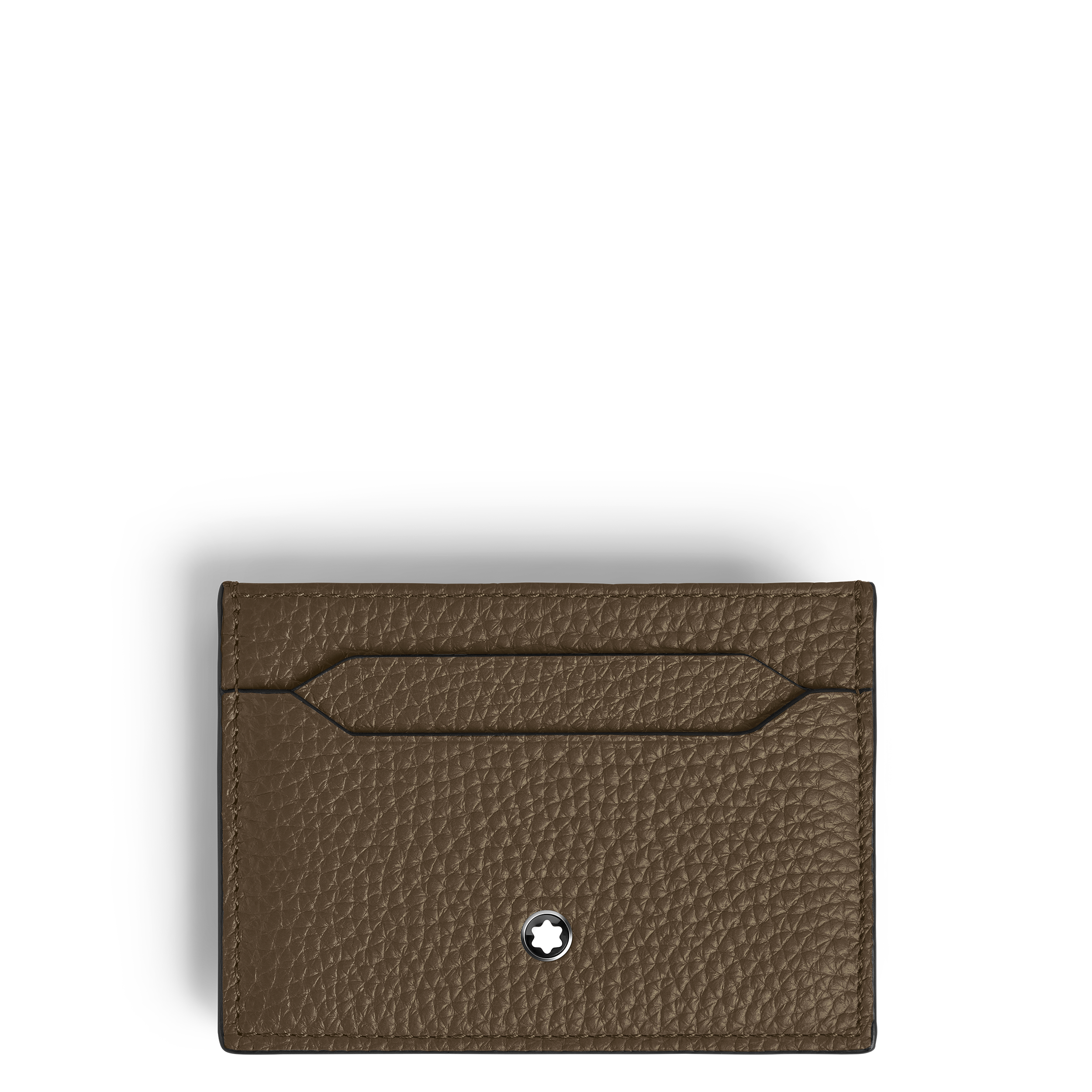 PORTE-CARTES CUIR GRAIN 5CC COULEUR NOISETTE