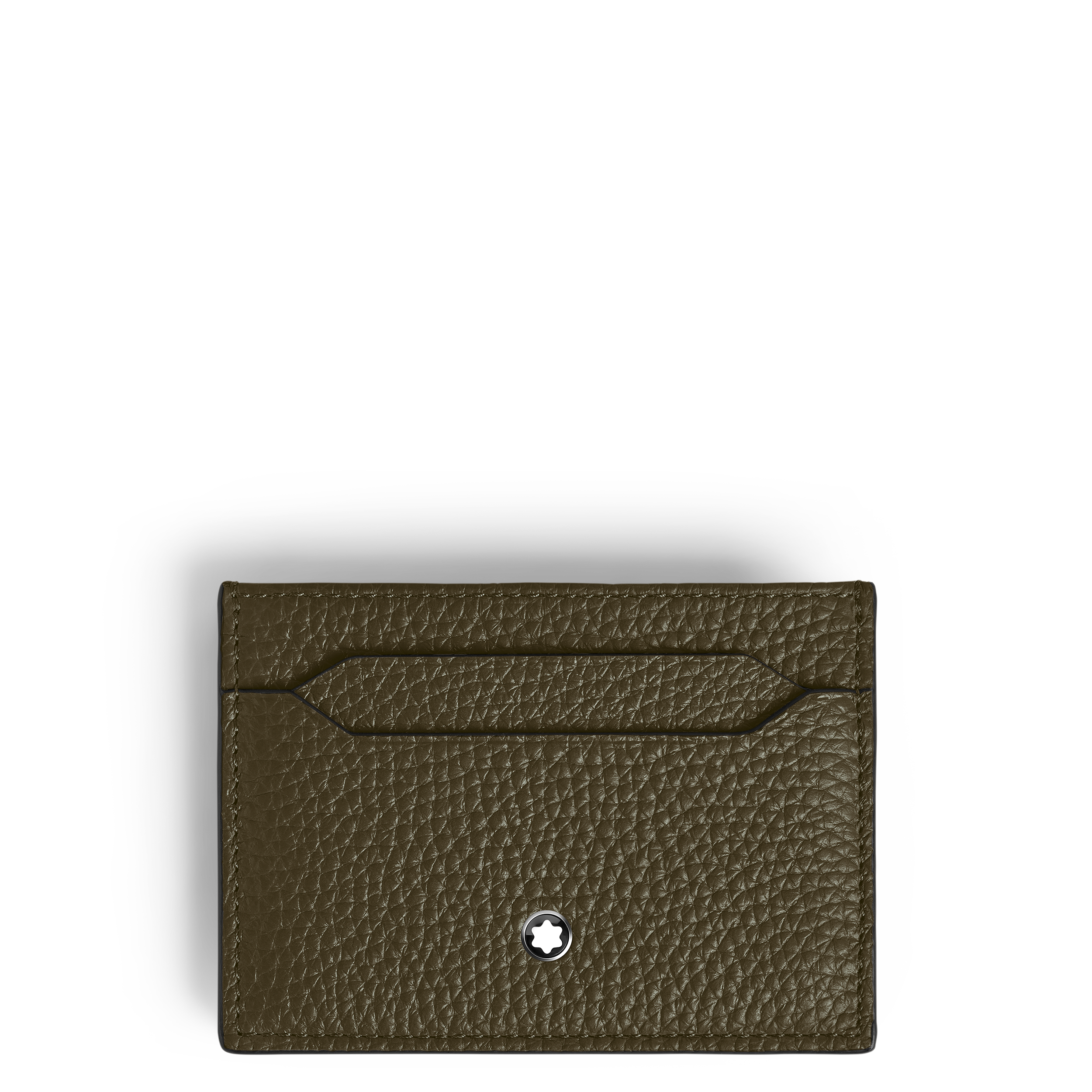 PORTE-CARTES 5CC CUIR GRAIN COULEUR KHAKI