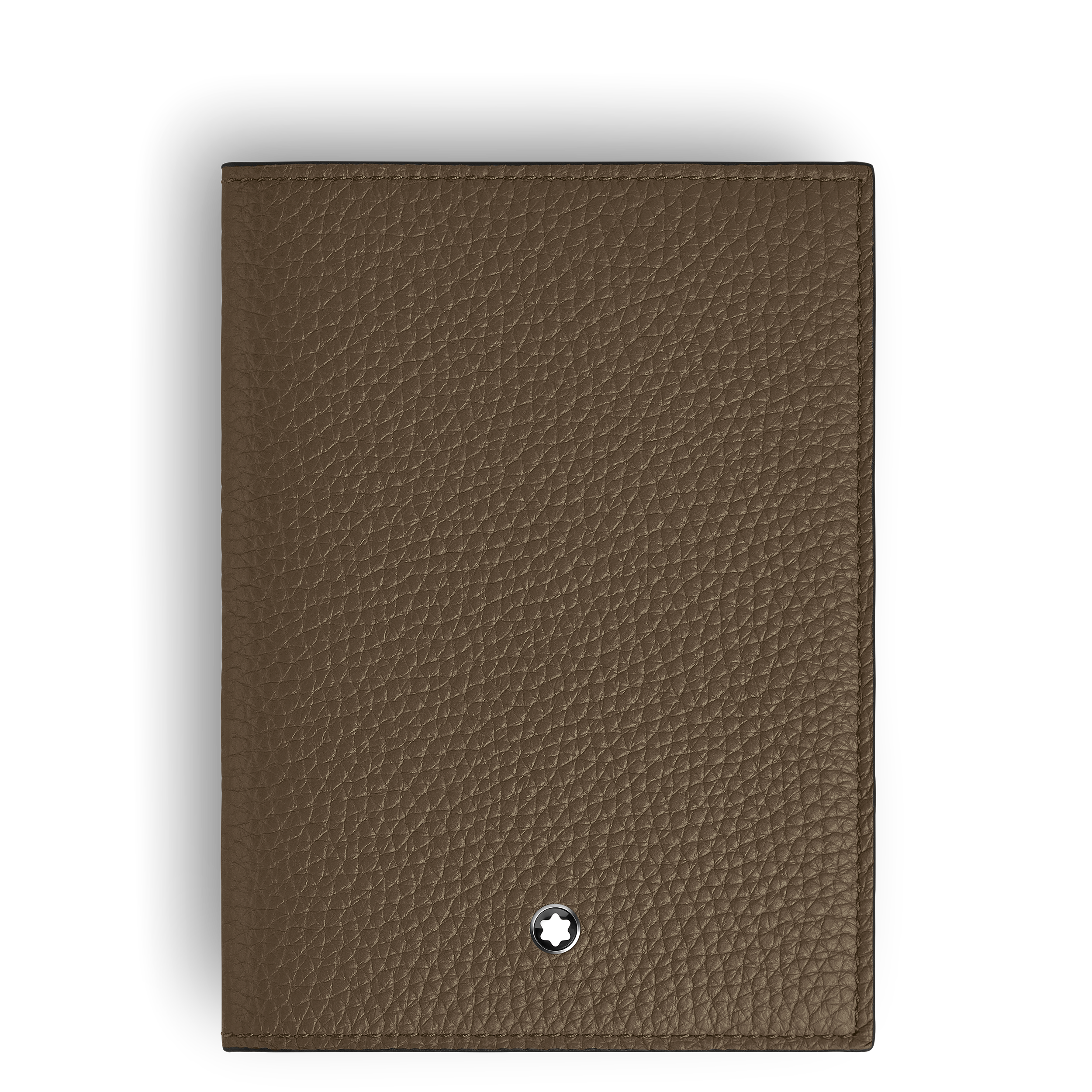 PORTE-PASSPORT CUIR GRAIN COULEUR NOISETTE