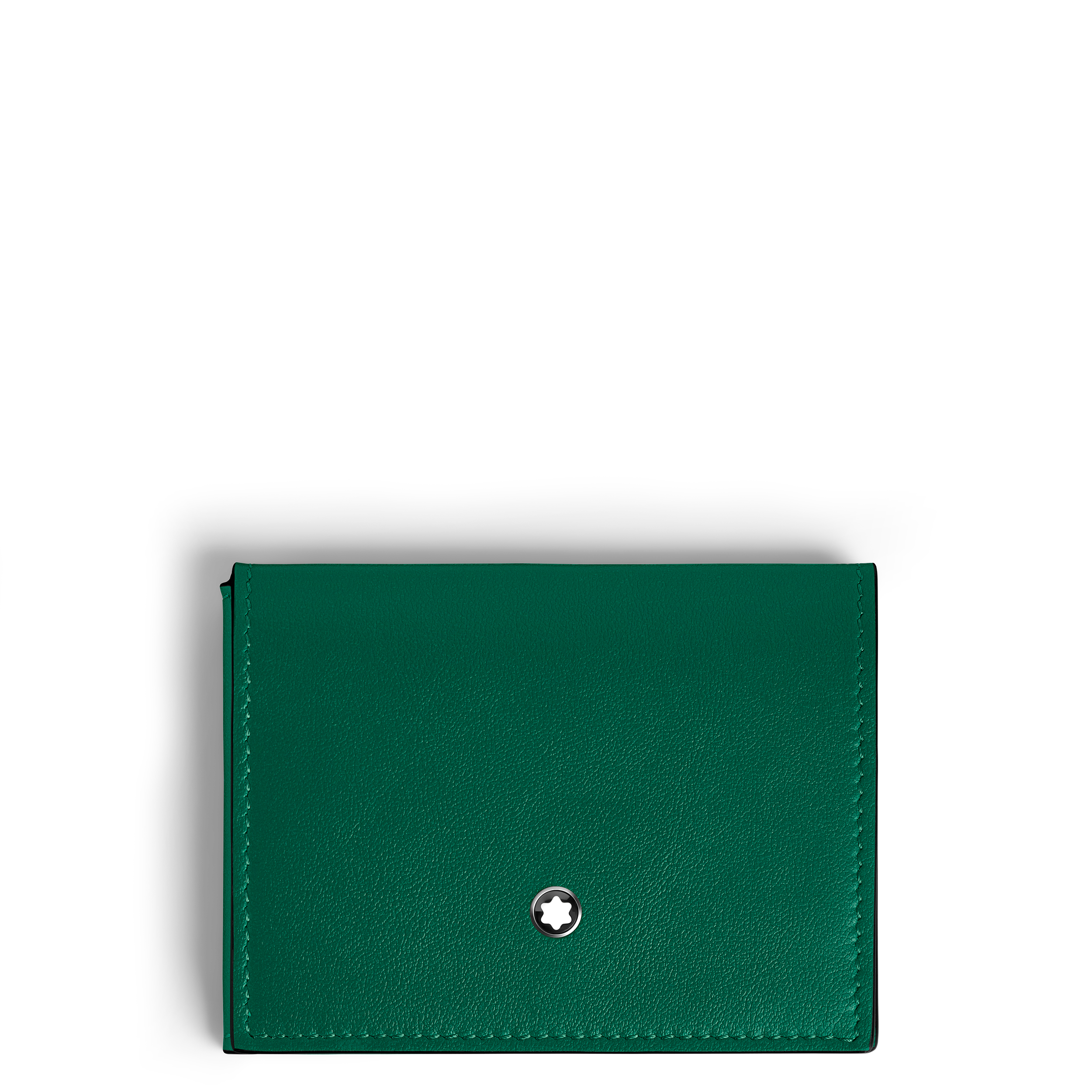 PORTE-CARTES CUIR SOFT TRIO COULEUR MALACHITE