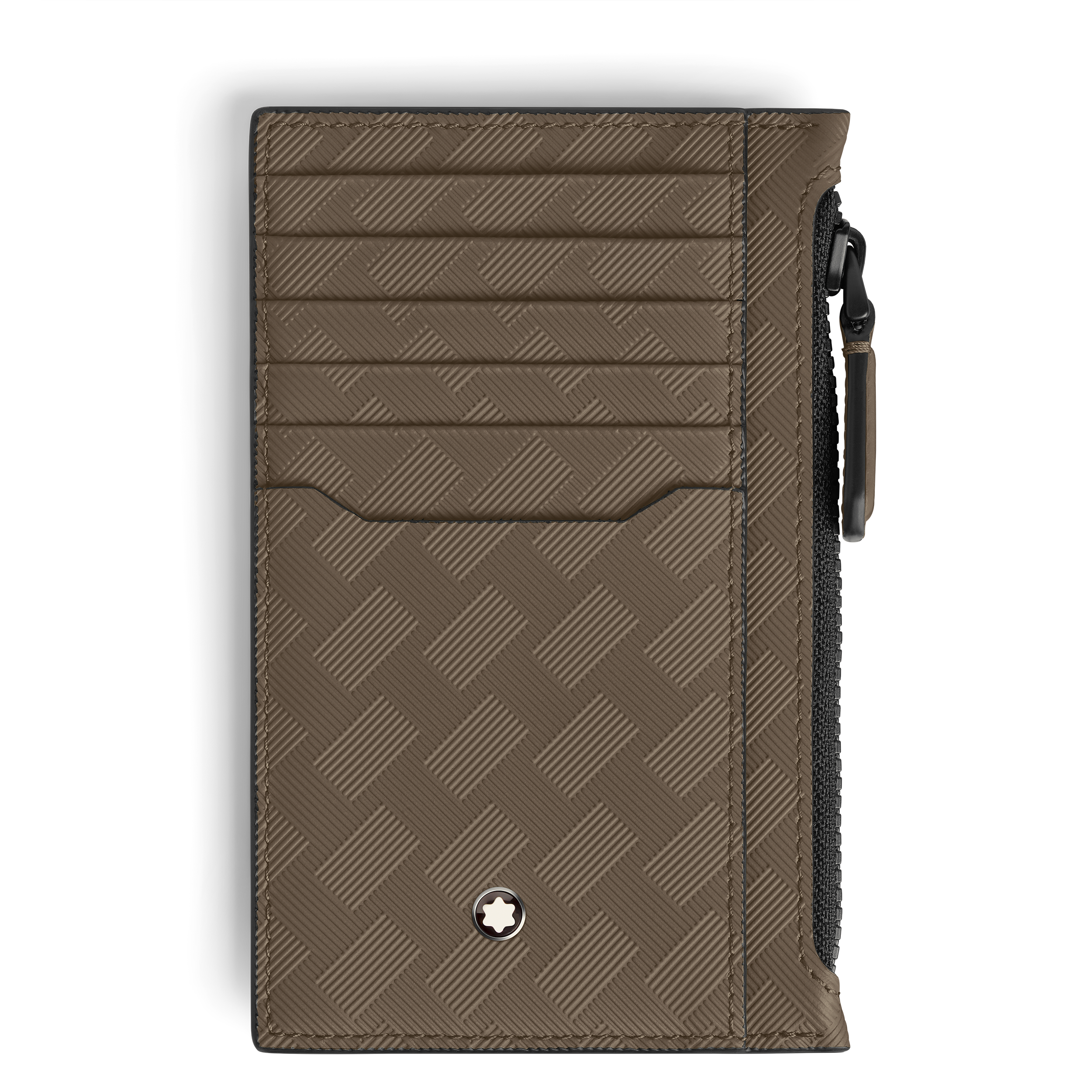 PORTE-CARTES EXTREME 3.0 COULEUR NOISETTE 8CC AVEC ZIP
