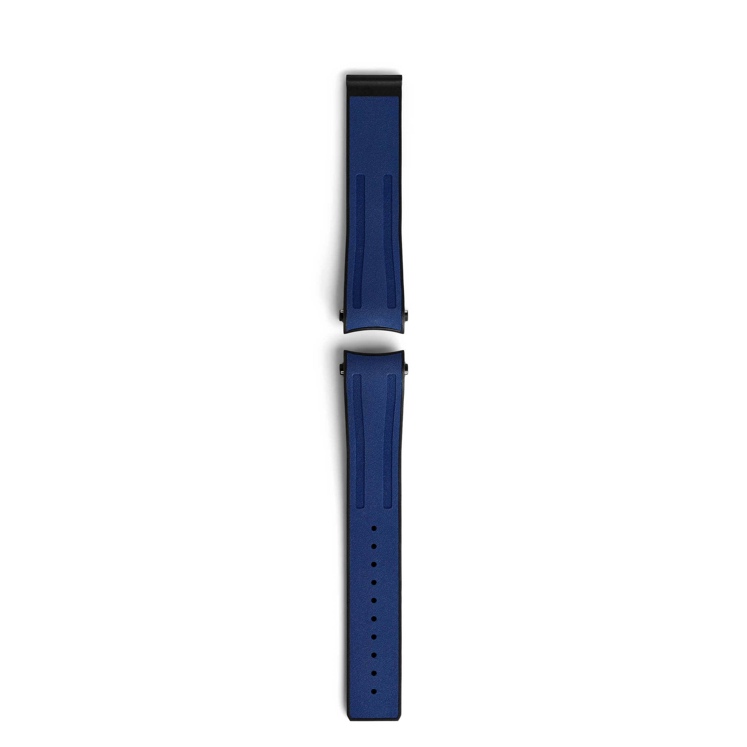 BRACELET ICED SEA 1858 RUBBER BLEU 114.3/20/7.2