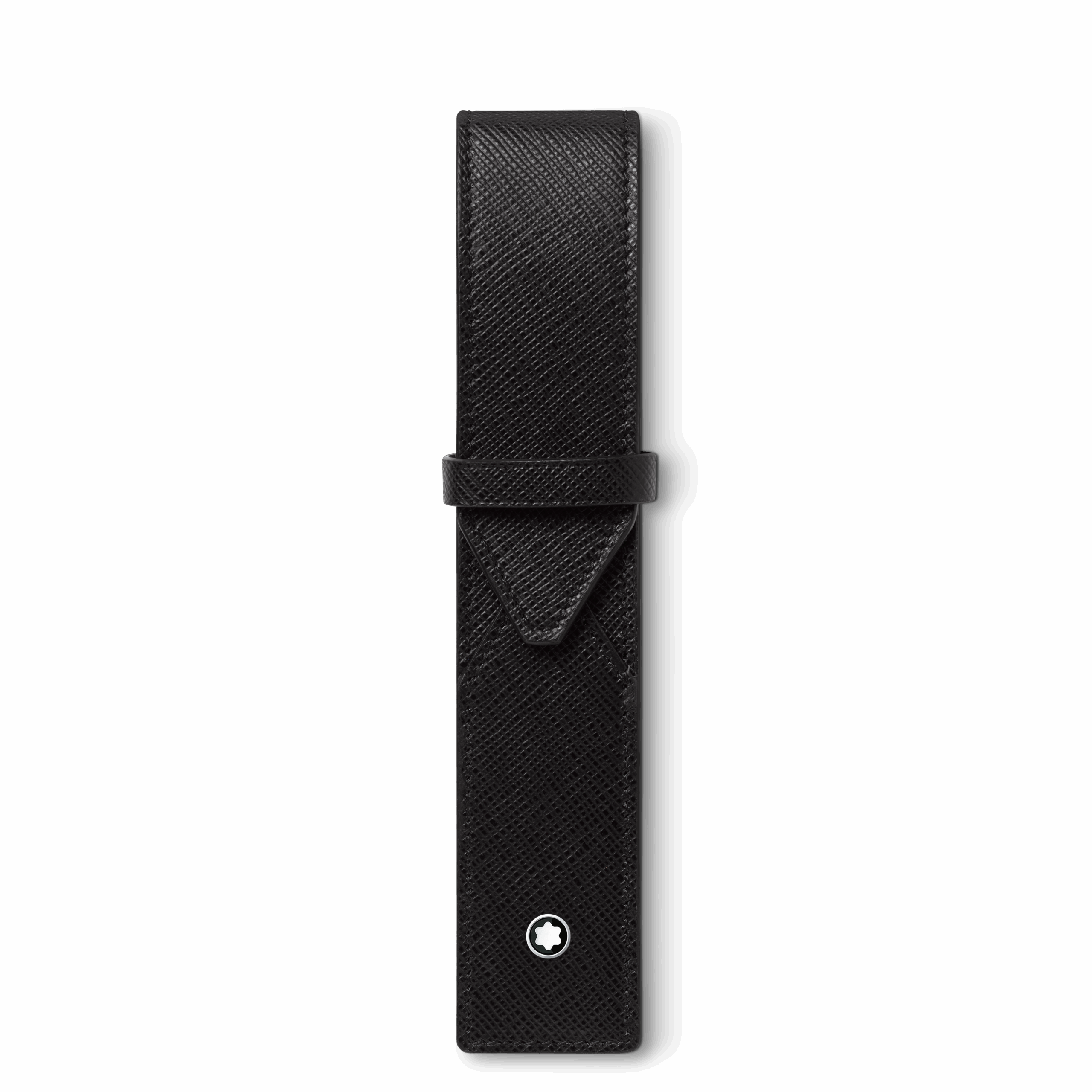 ETUI A STYLO 1 PLACE SARTORIAL CUIR NOIR