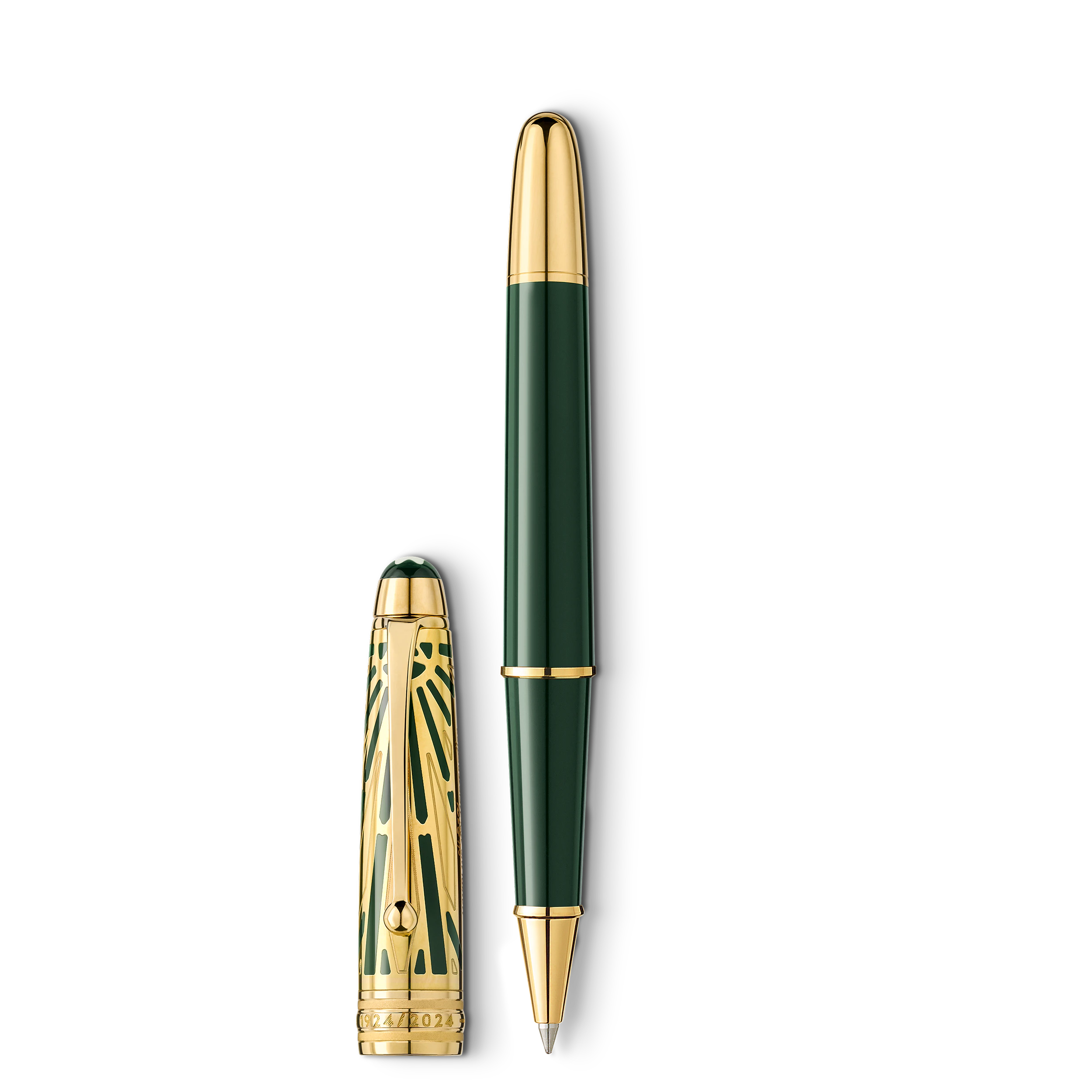 STYLO ROLLER MONTBLANC DOUE COLLECTION MEISTERSTUCK THE ORIGIN COULEUR GREEN