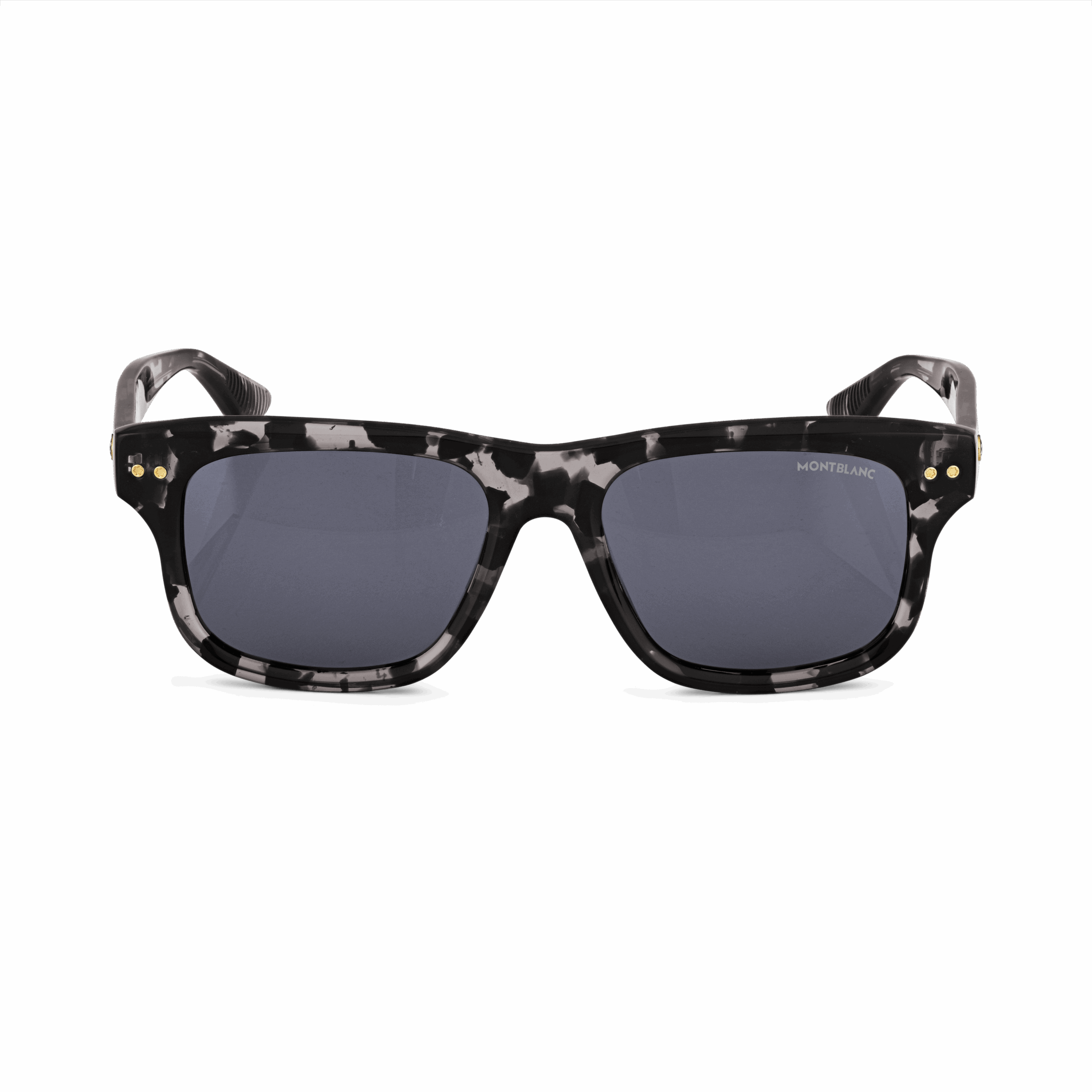 LUNETTES DE SOLEIL RECTANGULAIRE ACETATE NOIR ET GRIS