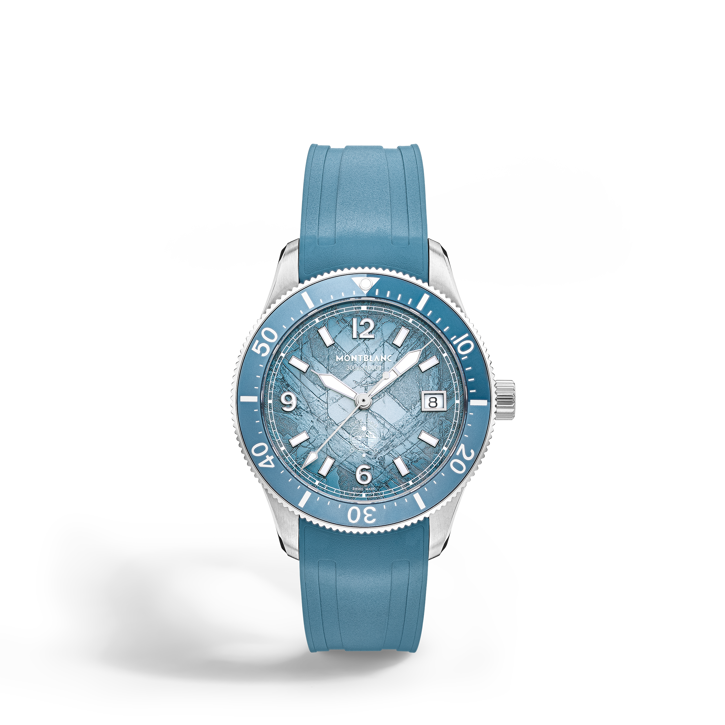 WATCH ICED 1858 GEOSPHERE 0 O2  MOUNT VISON  BLEUE EDT LIMITEE 986 PIECES   BOITIER38MM