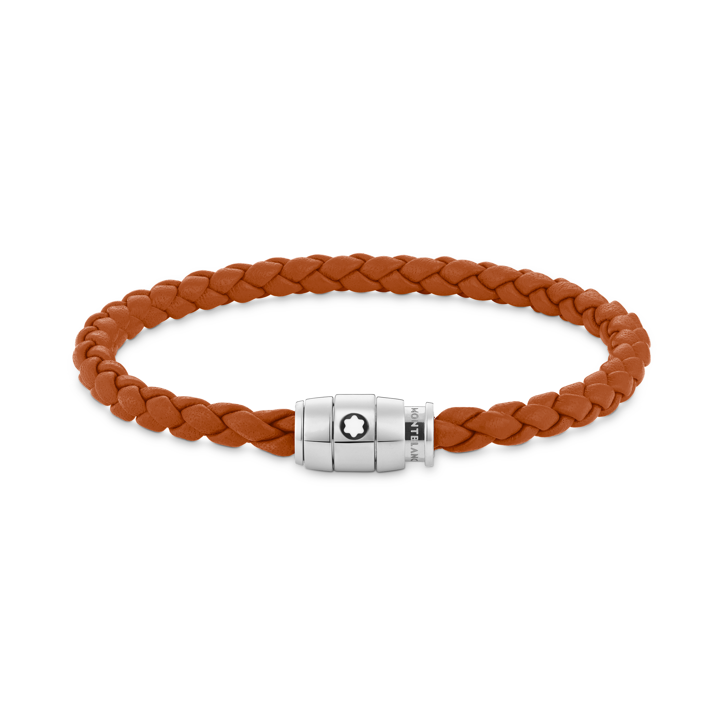 BRACELET CUIR 3 ANNEAUX COULEUR ROUILLE TAILLE 68