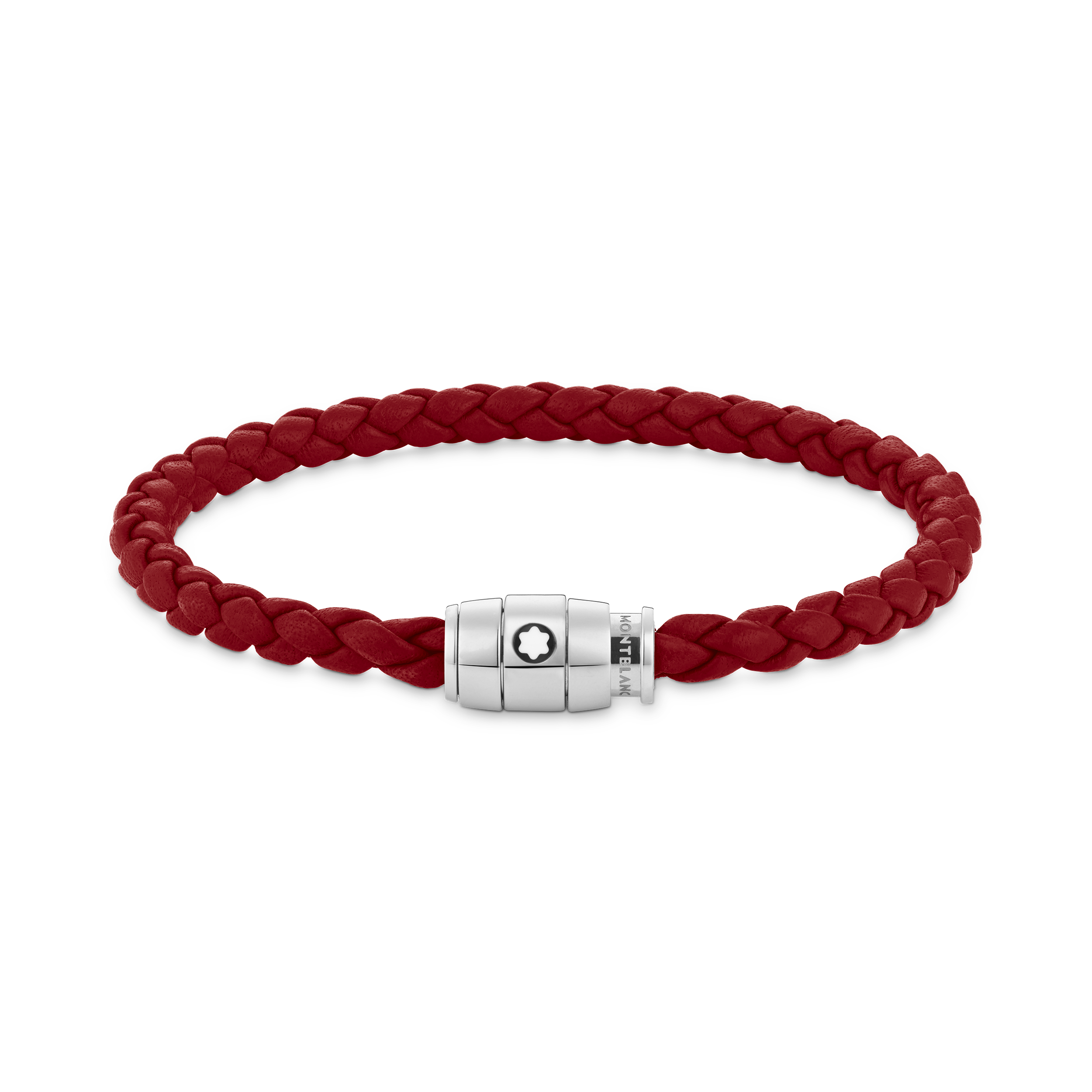 BRACELET CUIR 3 ANNEAUX COULEUR RUSSET TAILLE 63