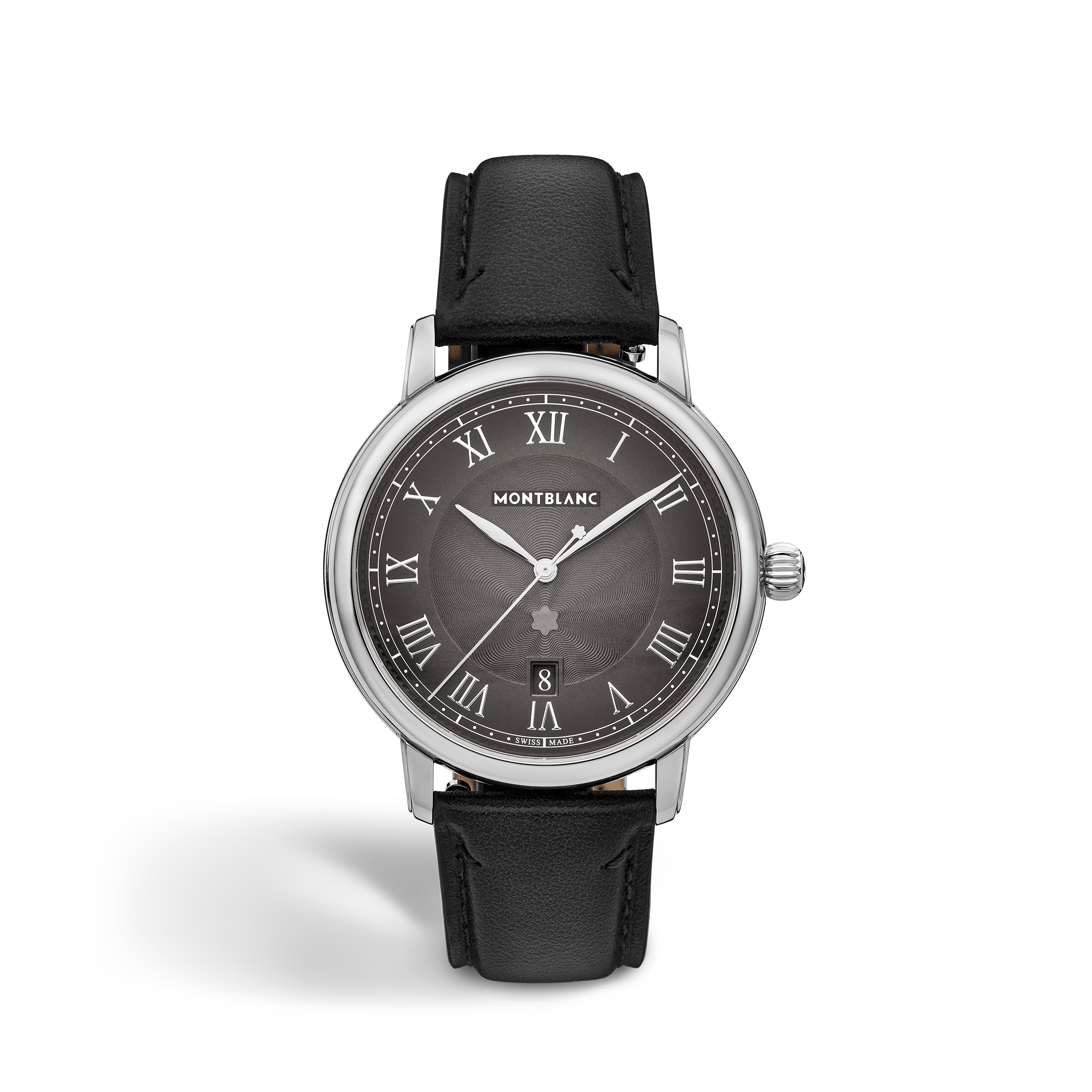 Montblanc Star Legacy Automatic Date 42 mm bracelet cuir noir