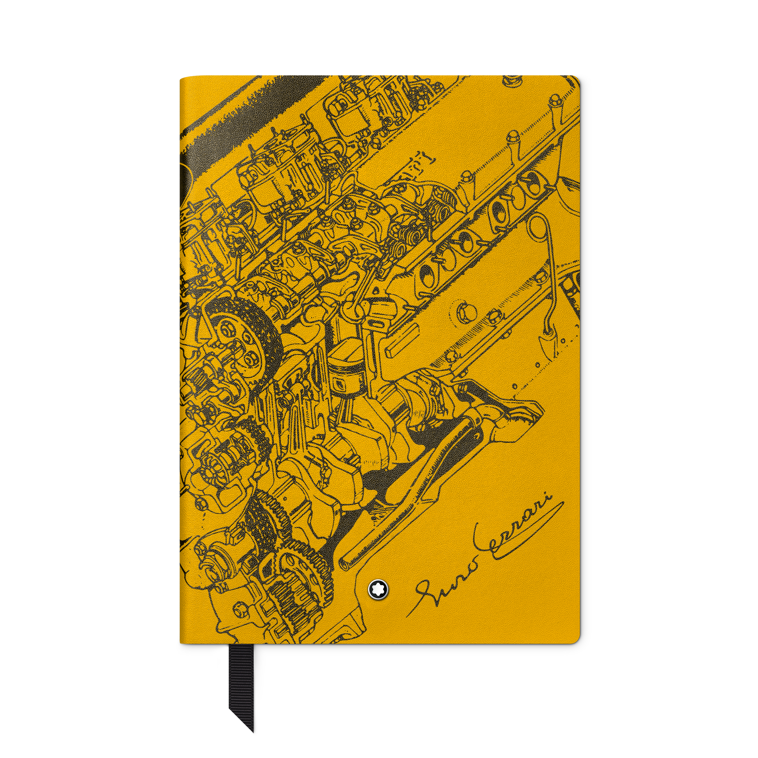 NOTEBOOK 146 GREAT CHARACTERS E.FERRARI JAUNE