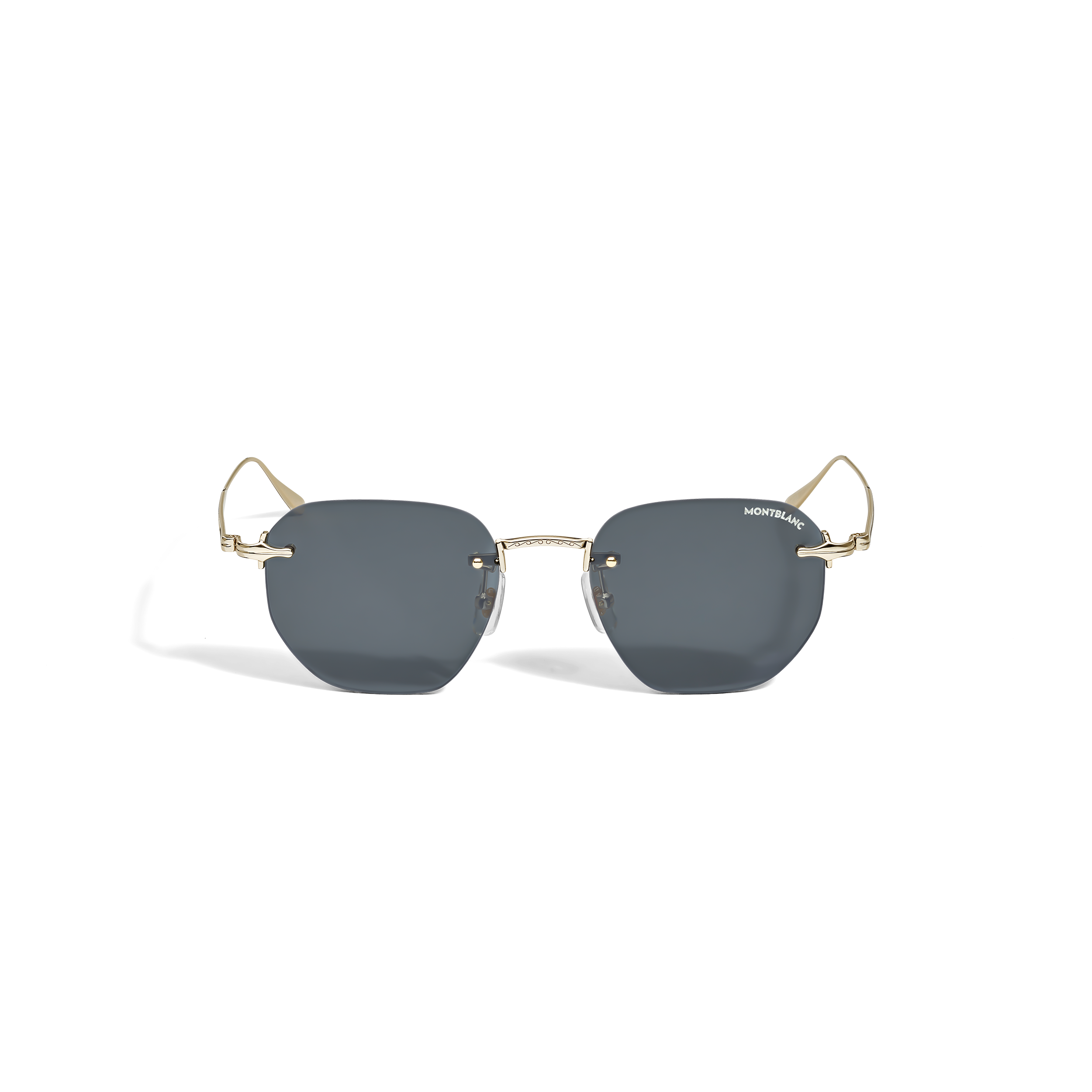 LUNETTES RONDES METAL DORE VERRES GRIS