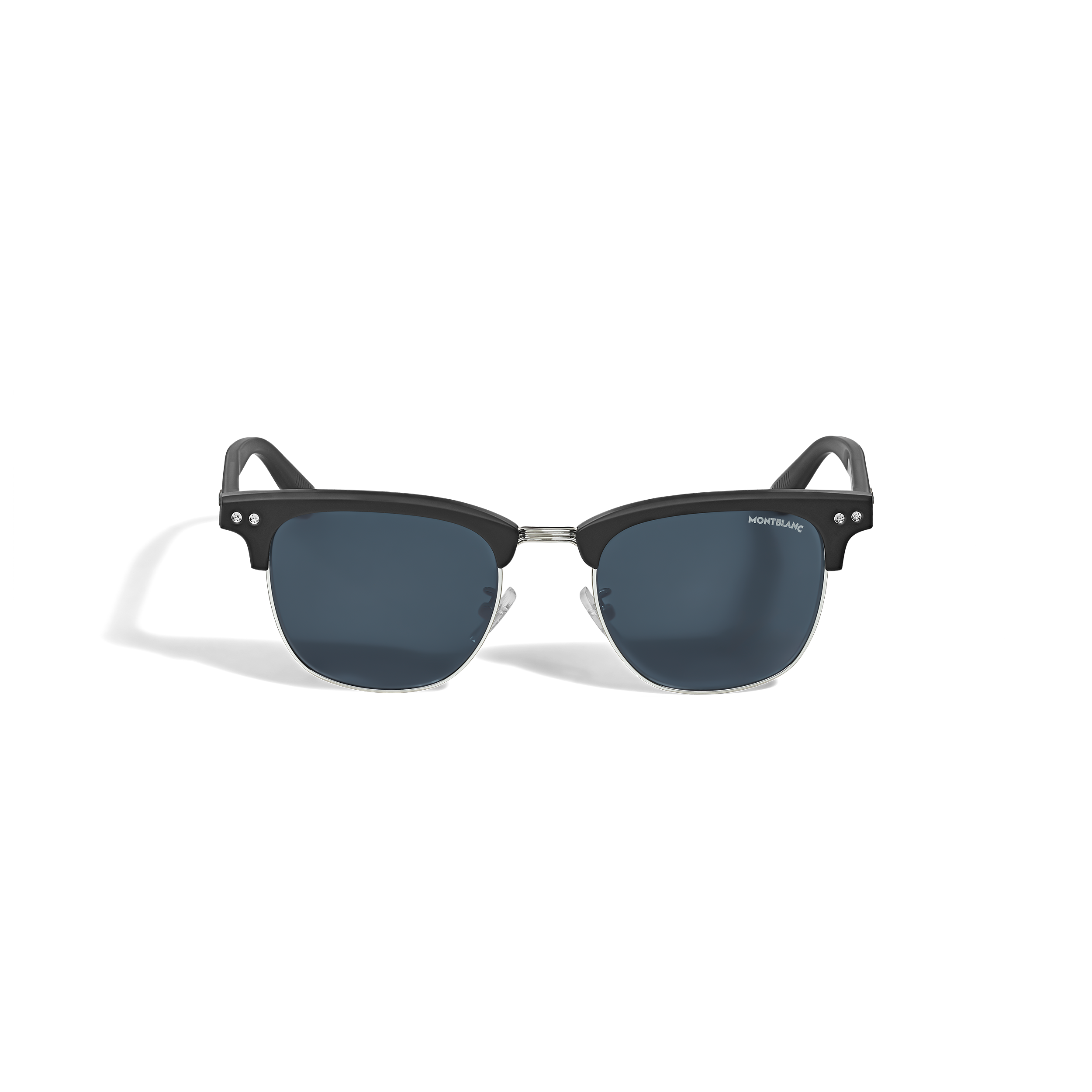 LUNETTES CARREES ACETATE NOIR    VERRES BLEUS FUMES
