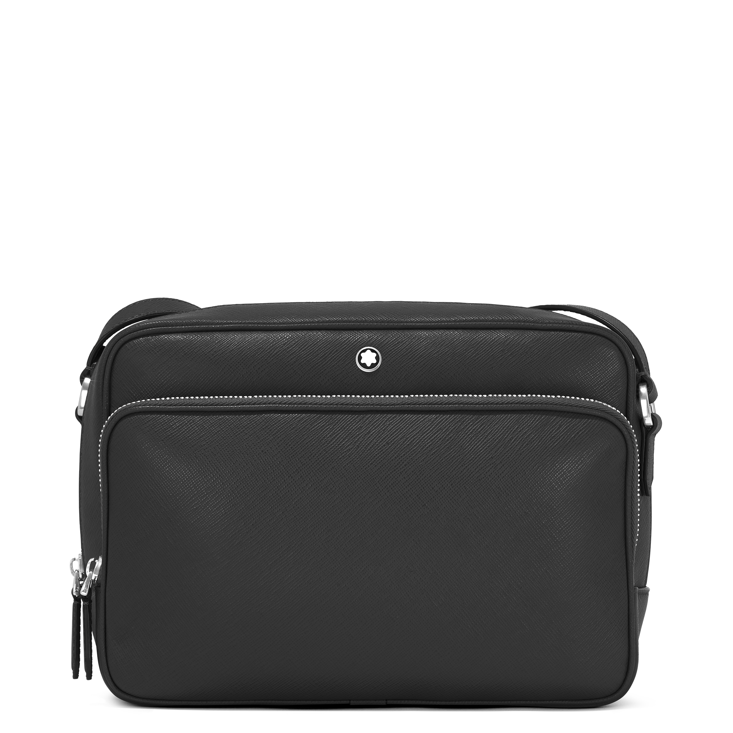 SACOCHE MONTBLANC MESSENGER CUIR SARTORIAL COULEUR NOIR