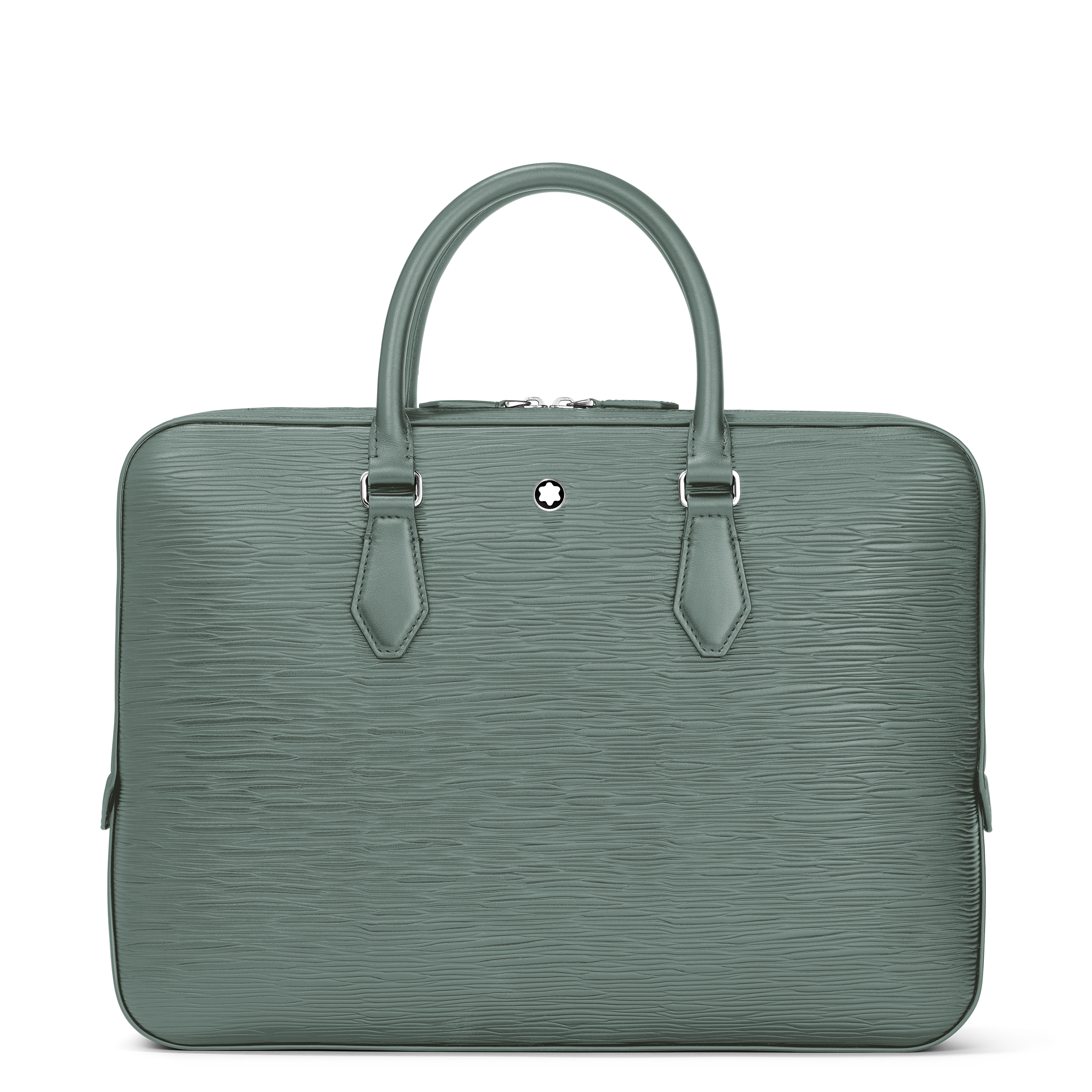 PORTE DOCUMENTS MONTBLANC CUIR MEISTERSTUCK 4810 COULEUR THIN PEWTER
