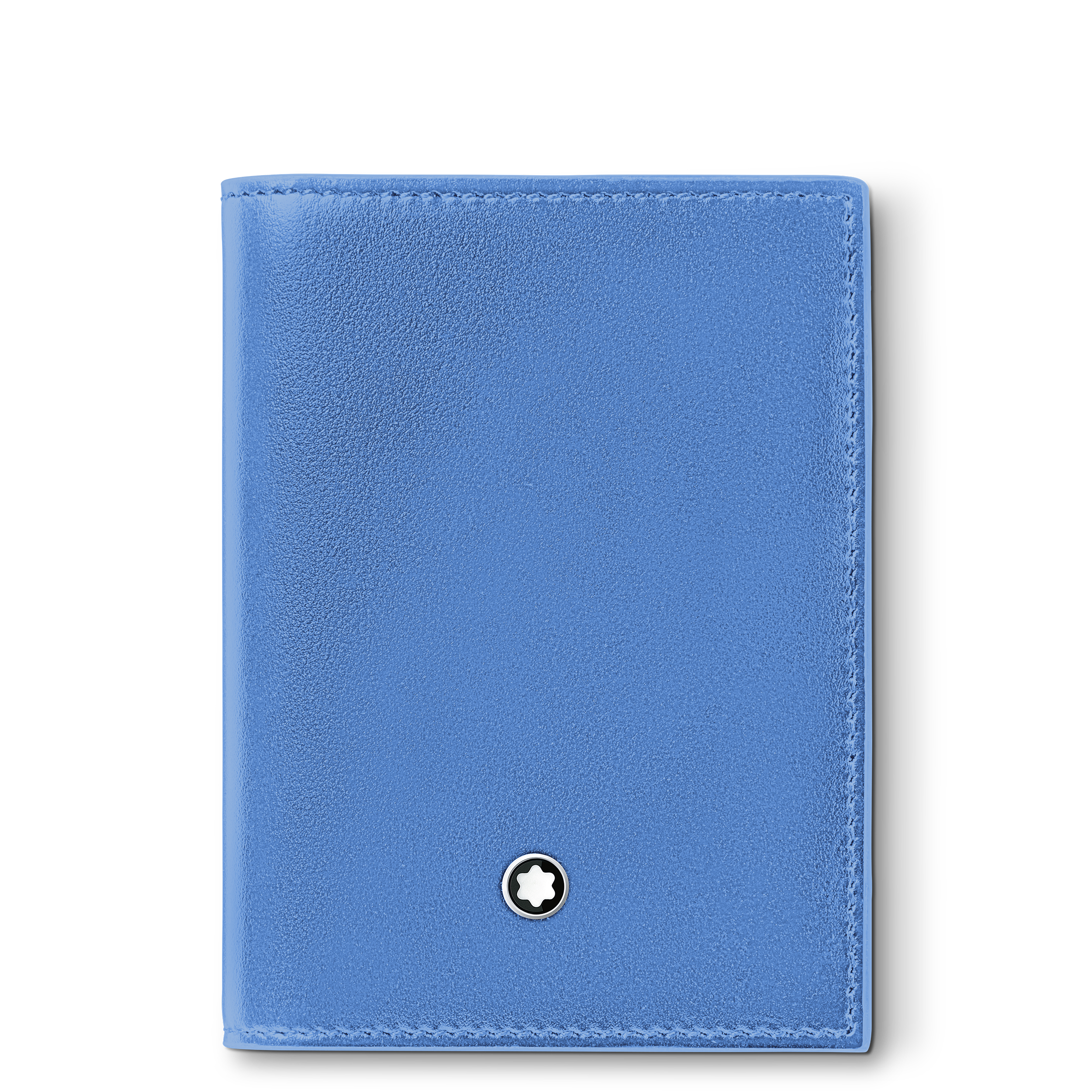PORTE CARTES  MONTBLANC COLLECTION MEISTERSTÜCK 4CC CUIR DUSTY BLUE