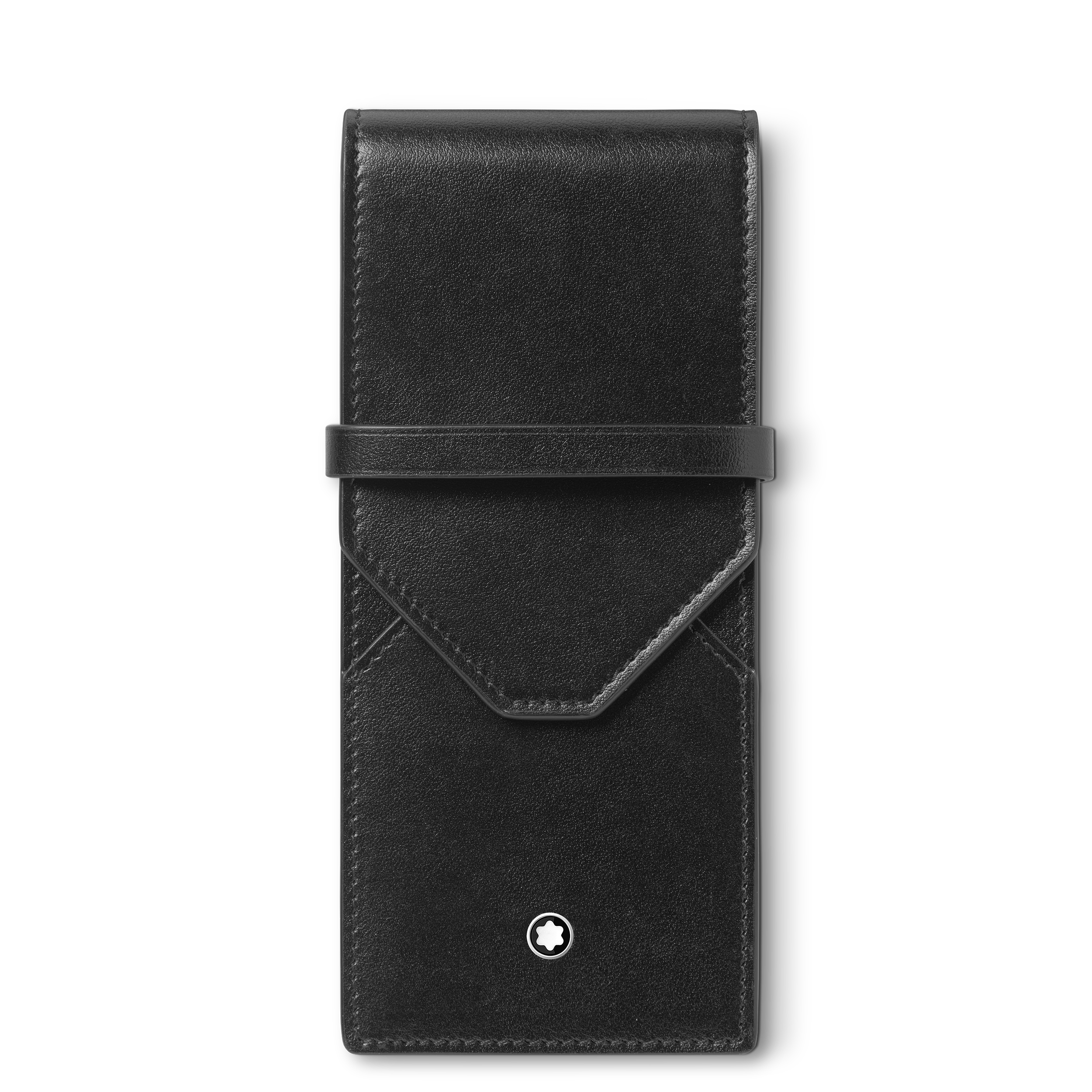 ETUI POUR 3 STYLOS MEISTERSTUCK CUIR LISSE NOIR