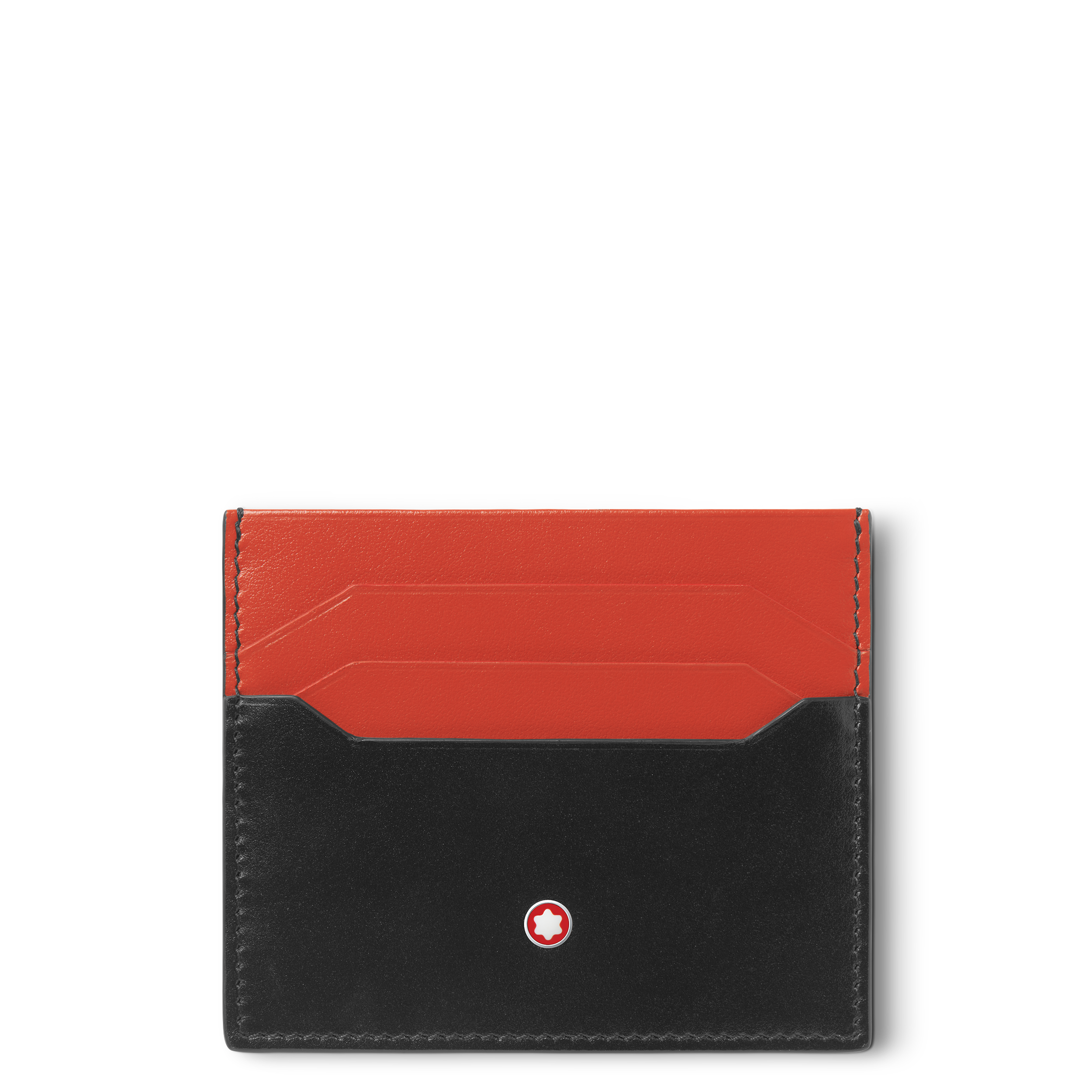 PORTE-CARTES MEISTERSTUCK 6CC NOIR ET CORAIL