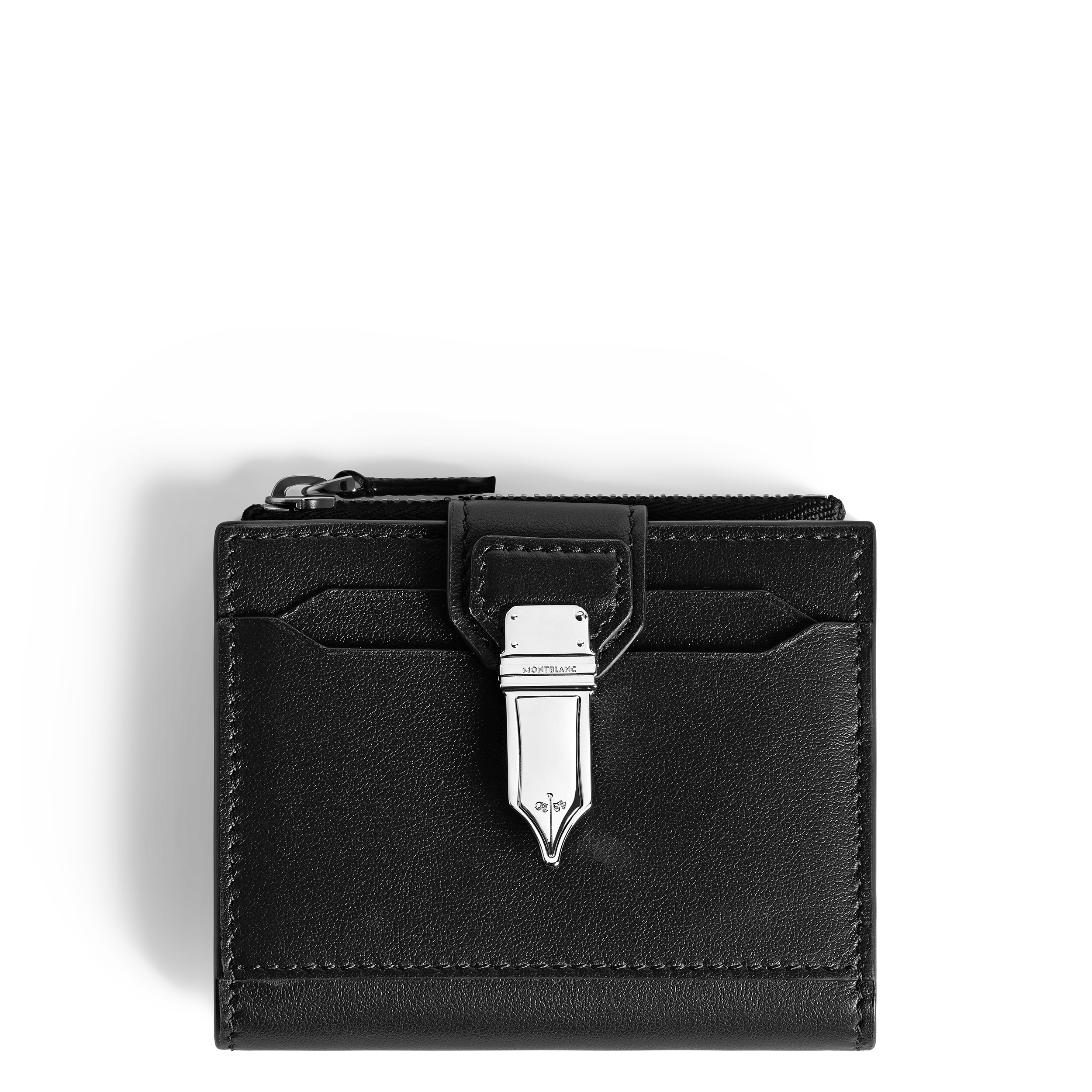 PORTEFEUILLE MINI 6CC CUIR SOFT COULEUR NOIRE