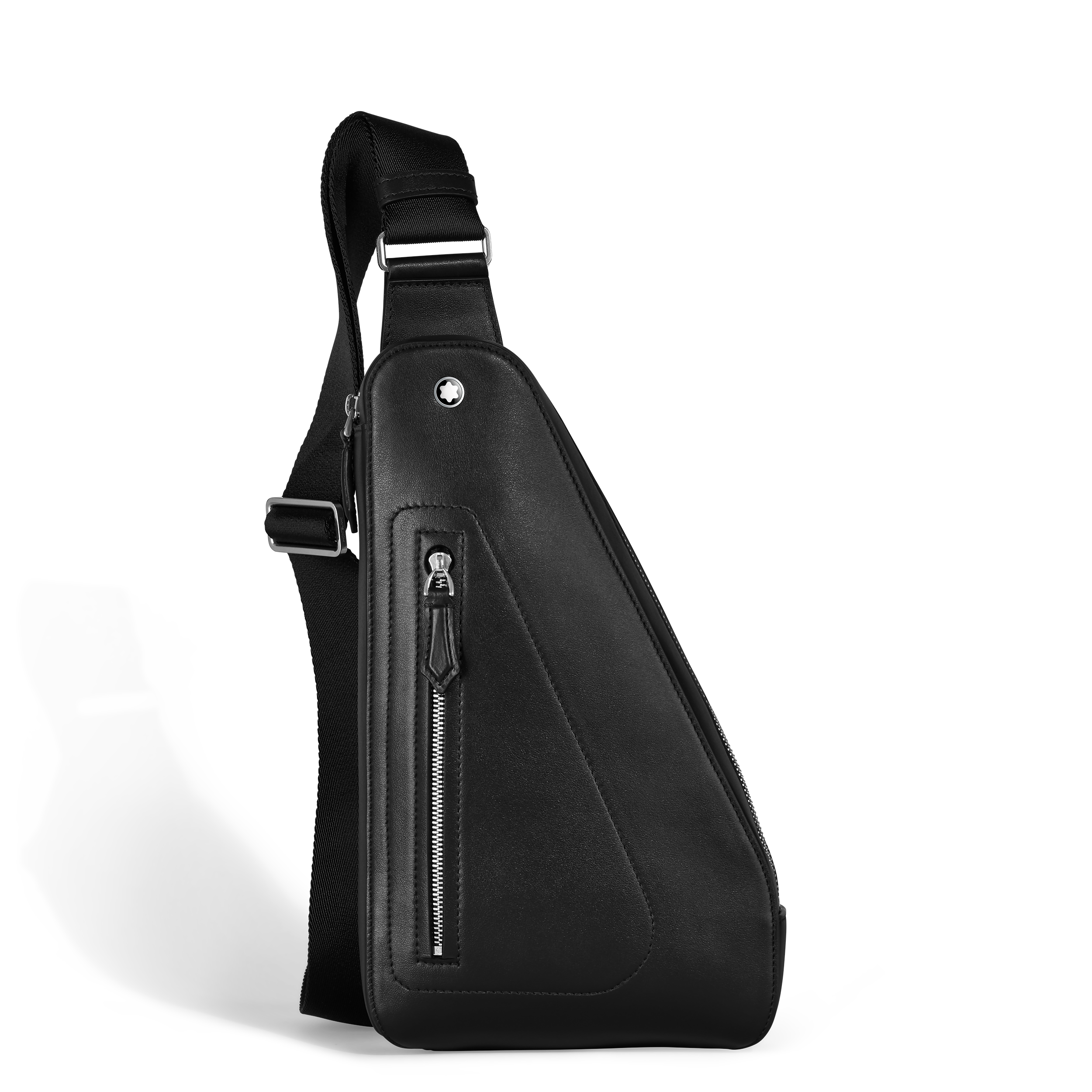 SAC A BANDOULIERE COMPACT  SOFT CUIR NOIR