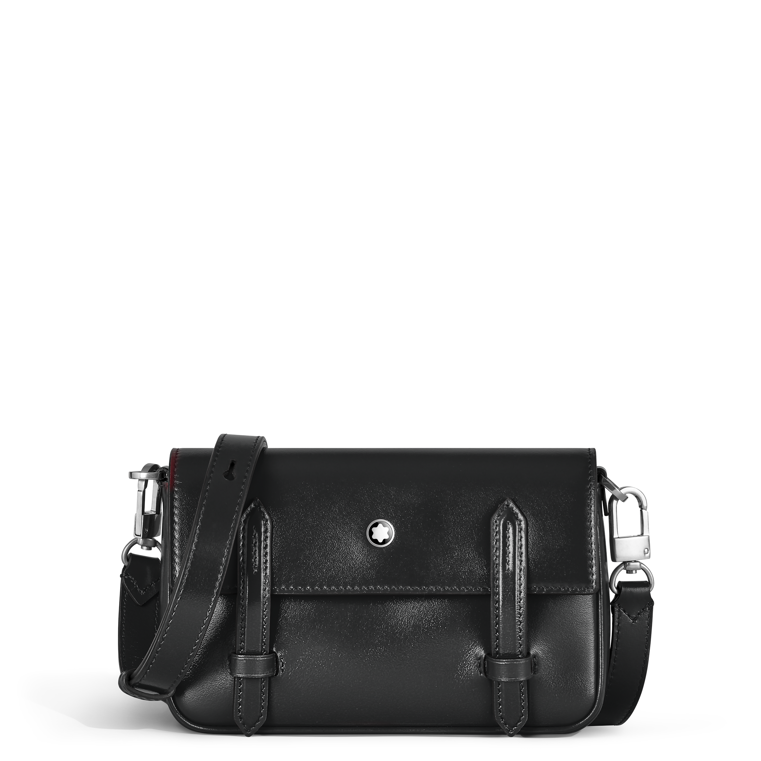 SACOCHE MESSENGER A BANDOULIERE MEISTERSTUCK MINI FORMAT CUIR NOIR