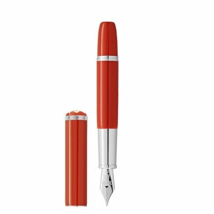 STYLO PLUME M HERITAGE ROUGE ET NOIR BABY RESINE NOIRE