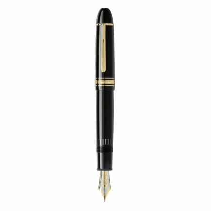 STYLO PLUME MEISTERSTUCK RESINE NOIRE FINITION DOREE