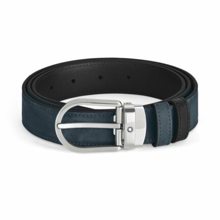 Boucle ardillon fer à cheval polie et palladiée – réf. MB220976 - Montblanc