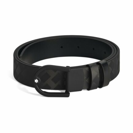 Boucle ardillon fer à cheval avec finition PVD noire caoutchoutée – réf. MB220995 - Montblanc