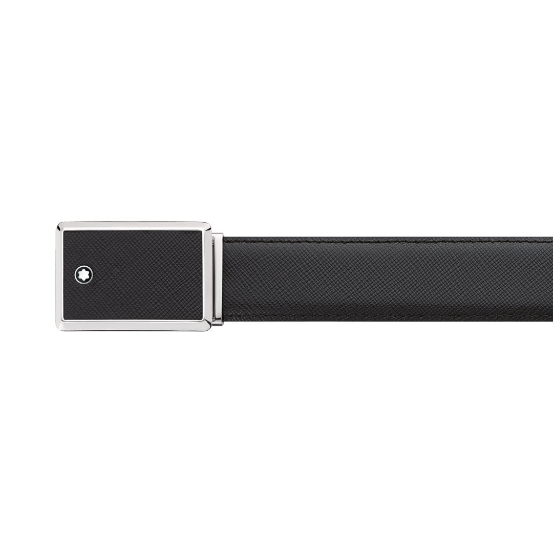 Ceinture de 30 mm en cuir noir – réf. MB114421 - vue 4 Ceinture de 30 mm en cuir noir – réf. MB114421 - Montblanc (vue 4)