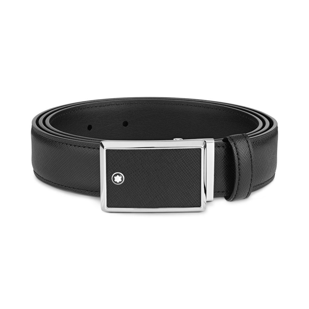 Ceinture de 30 mm en cuir noir – réf. MB114421 - vue 5 Ceinture de 30 mm en cuir noir – réf. MB114421 - Montblanc (vue 5)